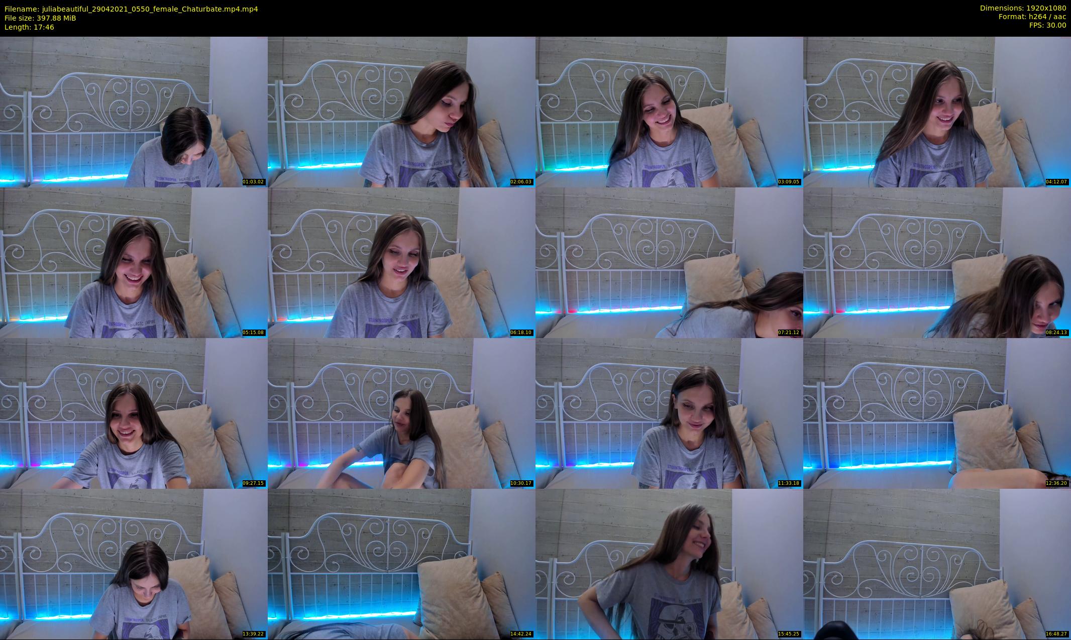juliabeautiful — 18 minute Chaturbate female cam show recording, 1080p, Apr 29, 2021