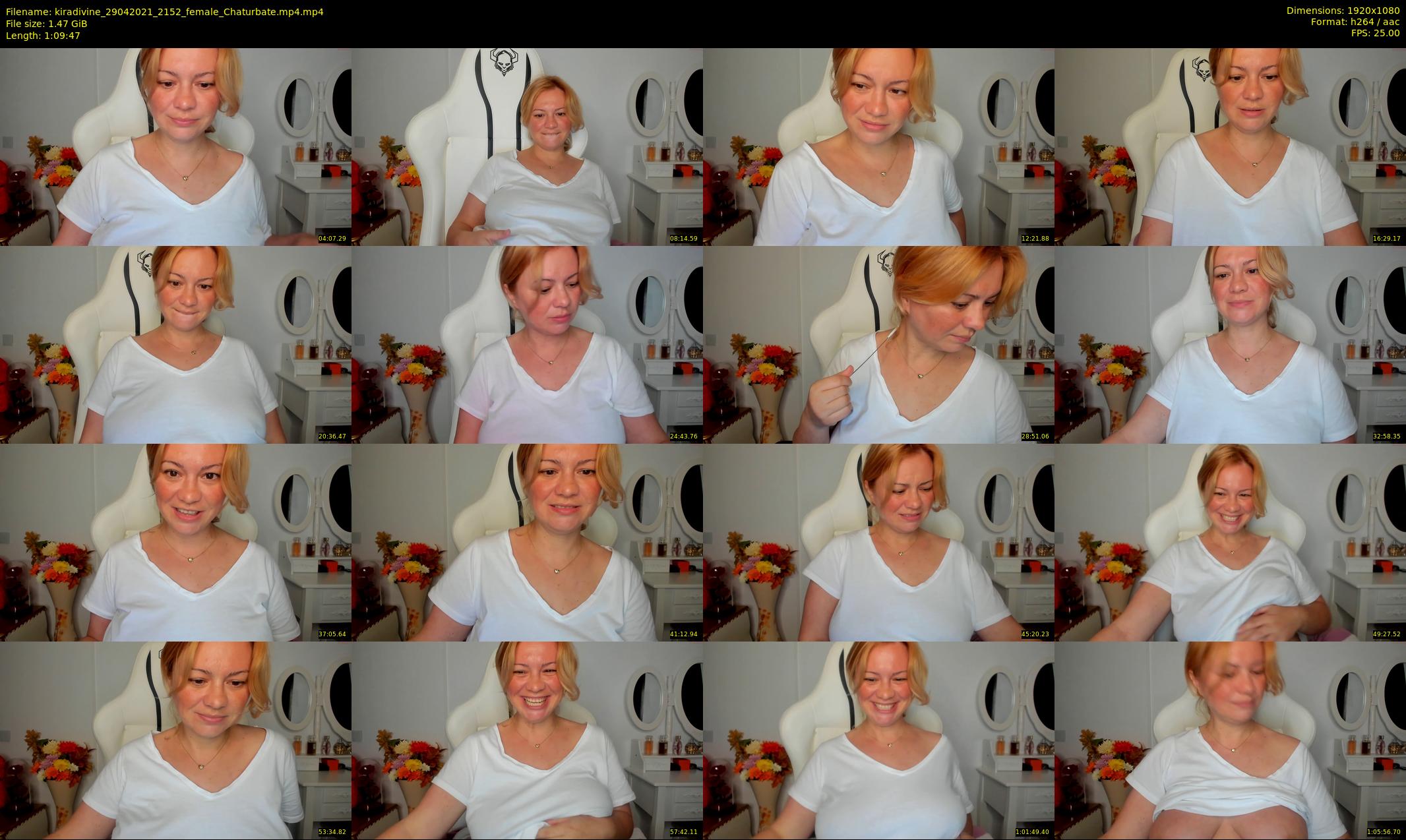 kiradivine — 70 minute Chaturbate female cam show recording, 1080p, Apr 29, 2021