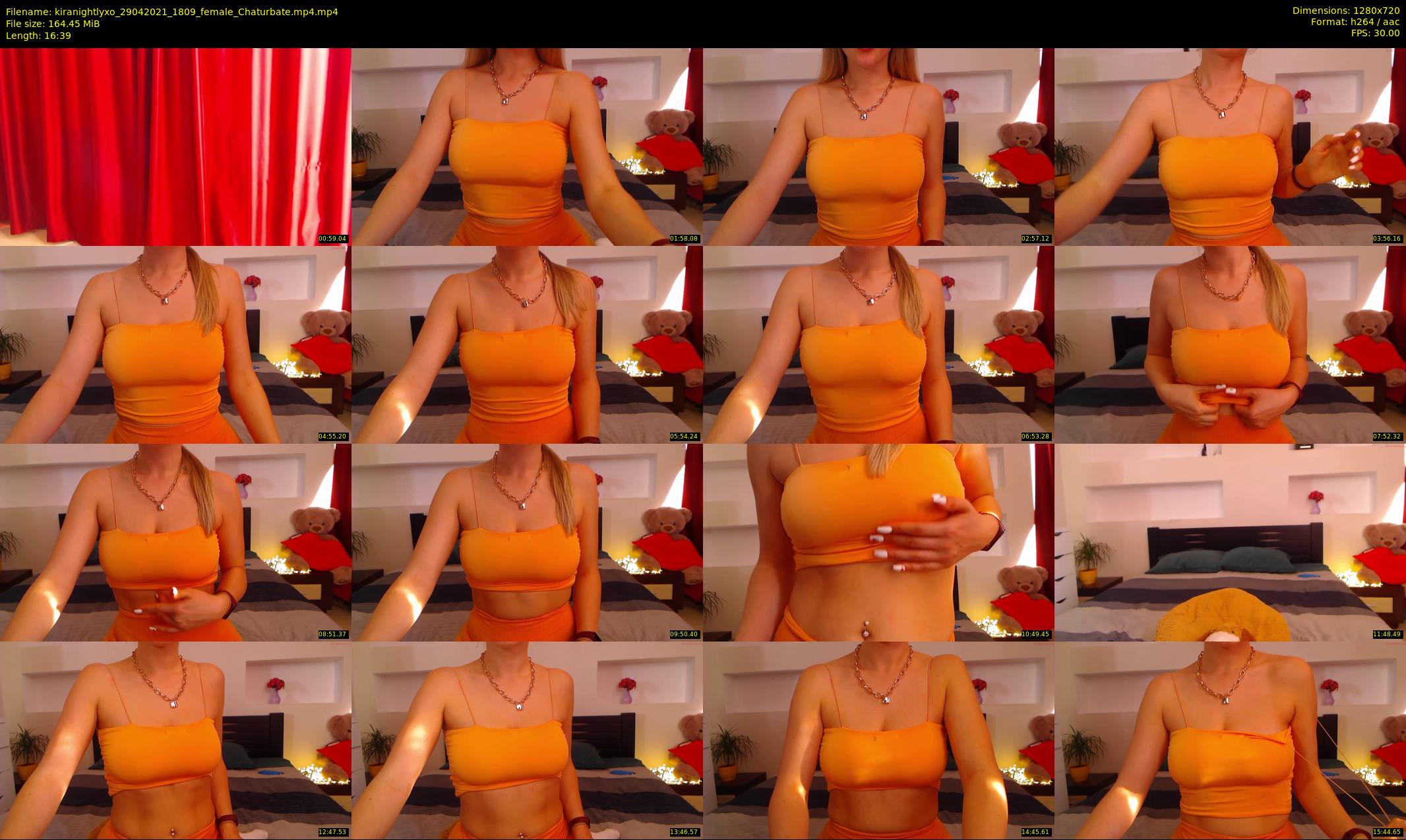 kiranightlyxo — 17 minute Chaturbate female cam show recording, 720p, Apr 29, 2021