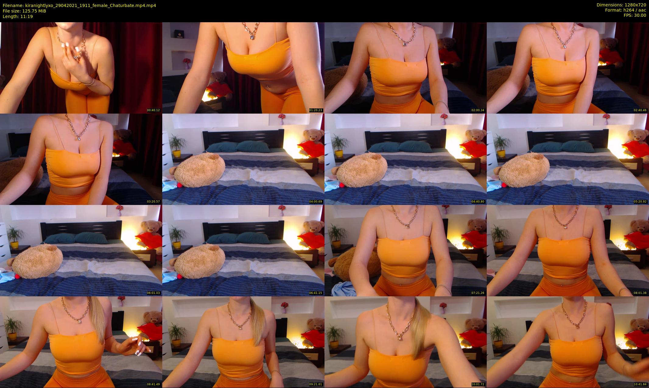 kiranightlyxo — 12 minute Chaturbate female cam show recording, 720p, Apr 29, 2021