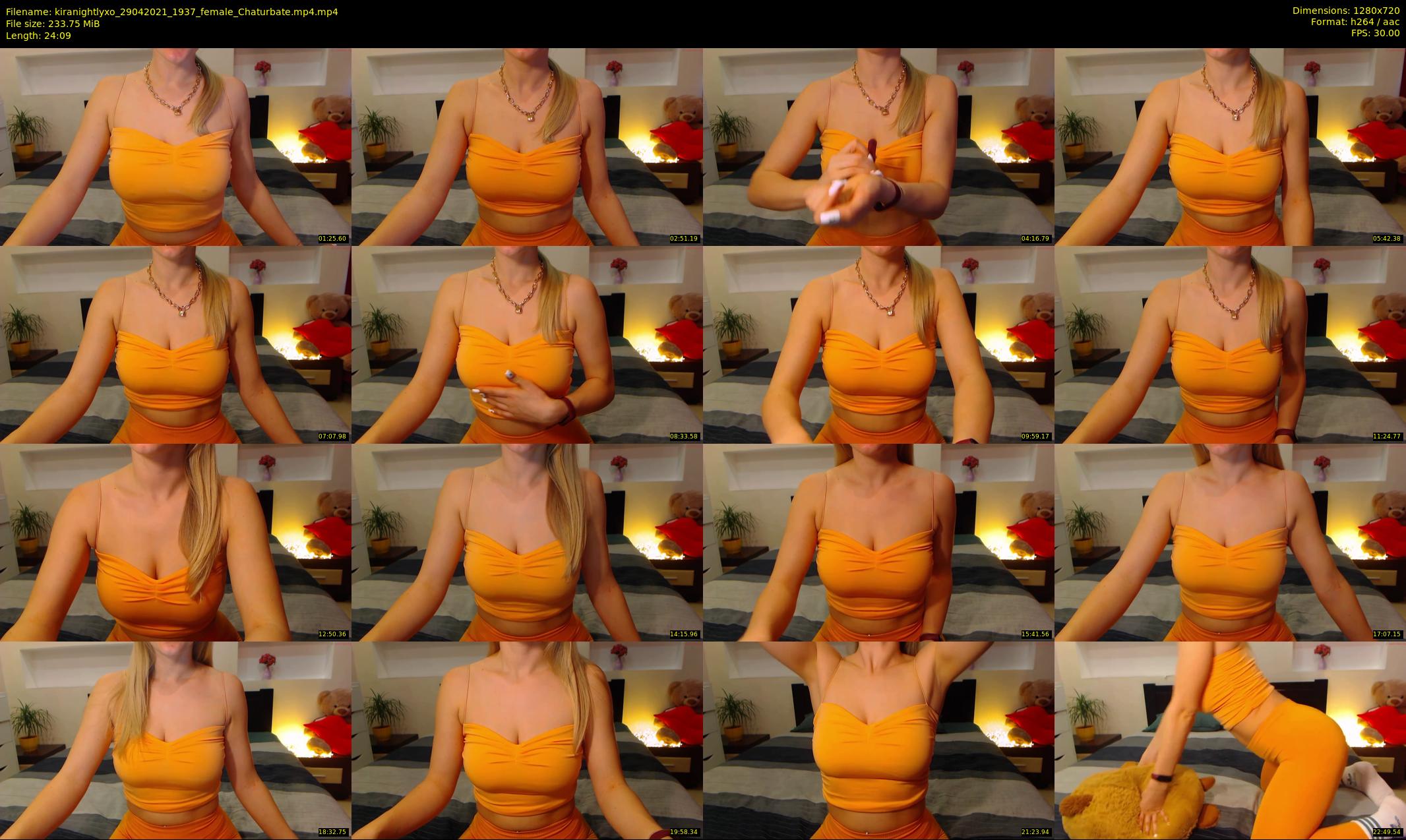 kiranightlyxo — 25 minute Chaturbate female cam show recording, 720p, Apr 29, 2021