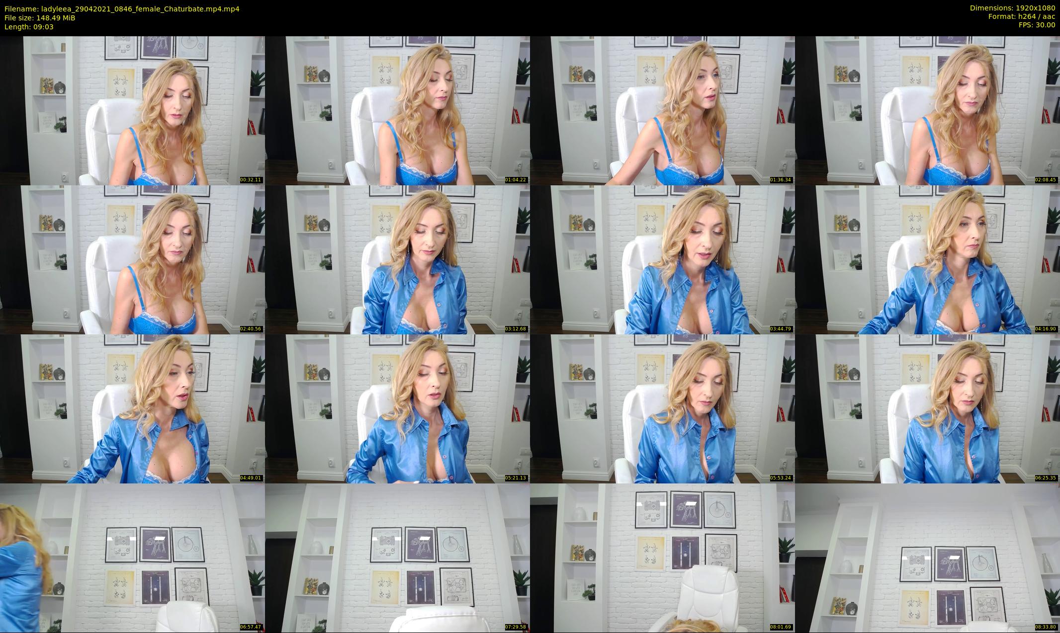 ladyleea — 10 minute Chaturbate female cam show recording, 1080p, Apr 29, 2021