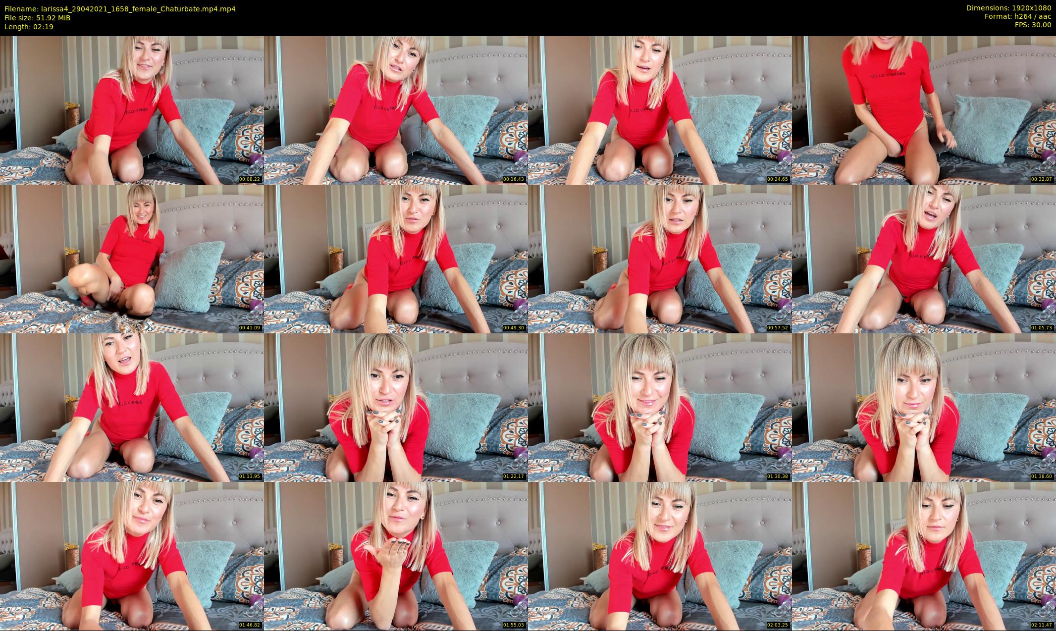 larissa4 — 3 minute Chaturbate female cam show recording, 1080p, Apr 29, 2021