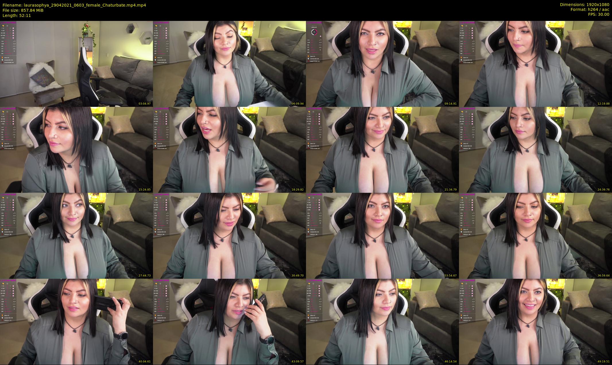 laurasophya — 53 minute Chaturbate female cam show recording, 1080p, Apr 29, 2021