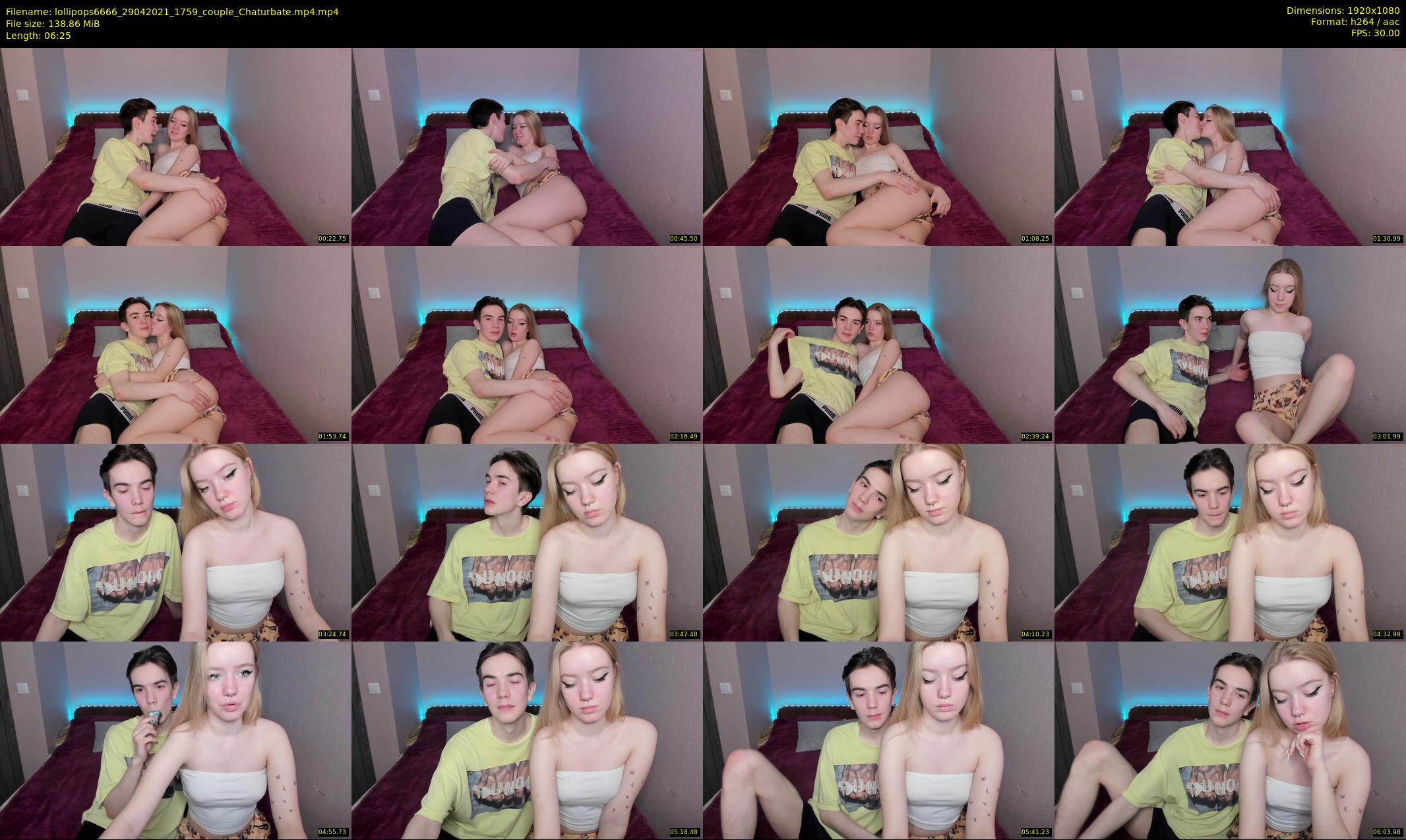 lollipops6666 — 7 minute Chaturbate couple cam show recording, 1080p, Apr 29, 2021
