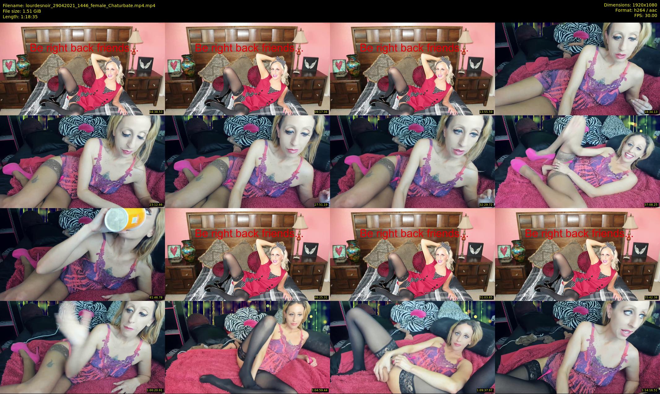lourdesnoir — 79 minute Chaturbate female cam show recording, 1080p, Apr 29, 2021