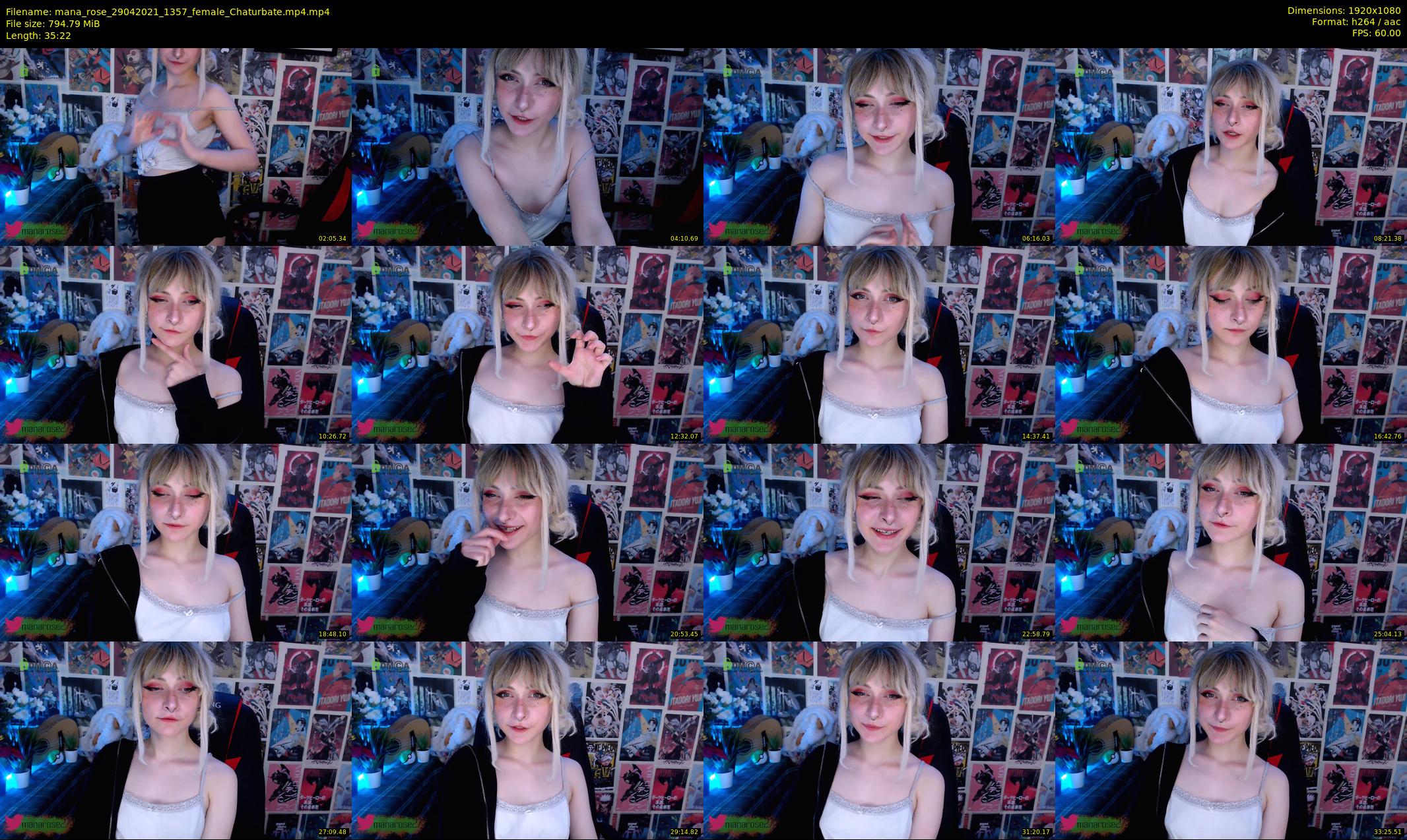 mana_rose — 36 minute Chaturbate female cam show recording, 1080p, Apr 29, 2021