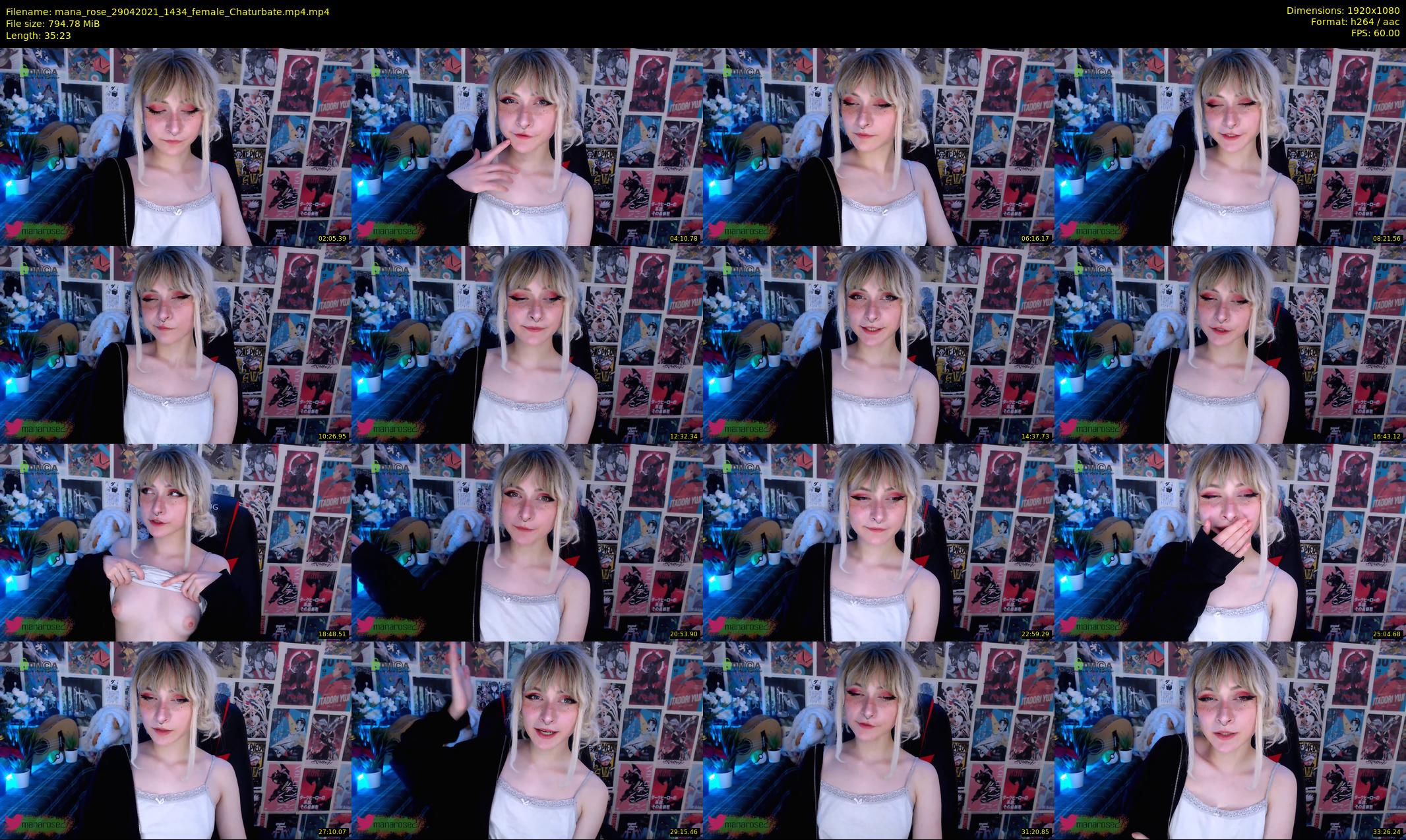 mana_rose — 36 minute Chaturbate female cam show recording, 1080p, Apr 29, 2021