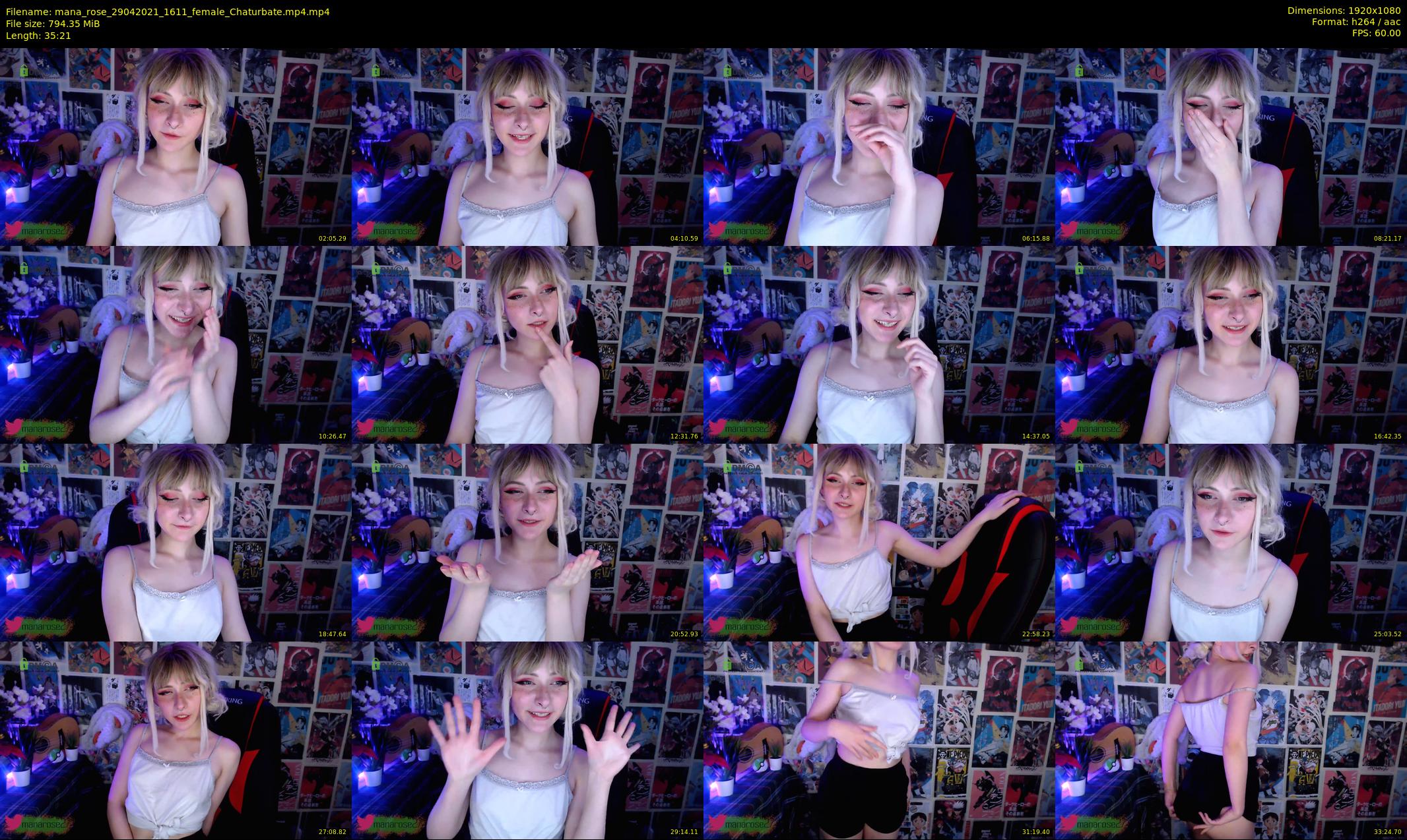 mana_rose — 36 minute Chaturbate female cam show recording, 1080p, Apr 29, 2021