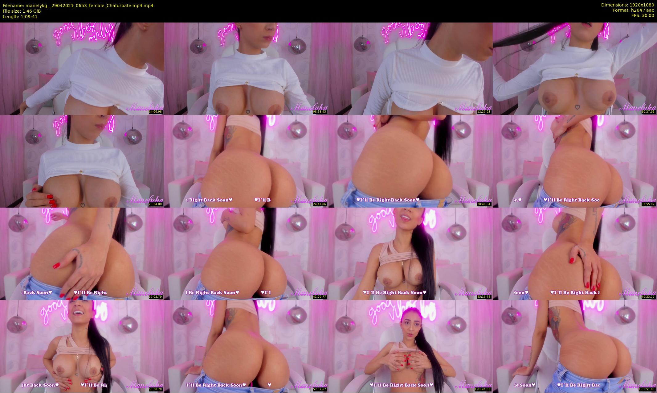 manelykg_ — 70 minute Chaturbate female cam show recording, 1080p, Apr 29, 2021