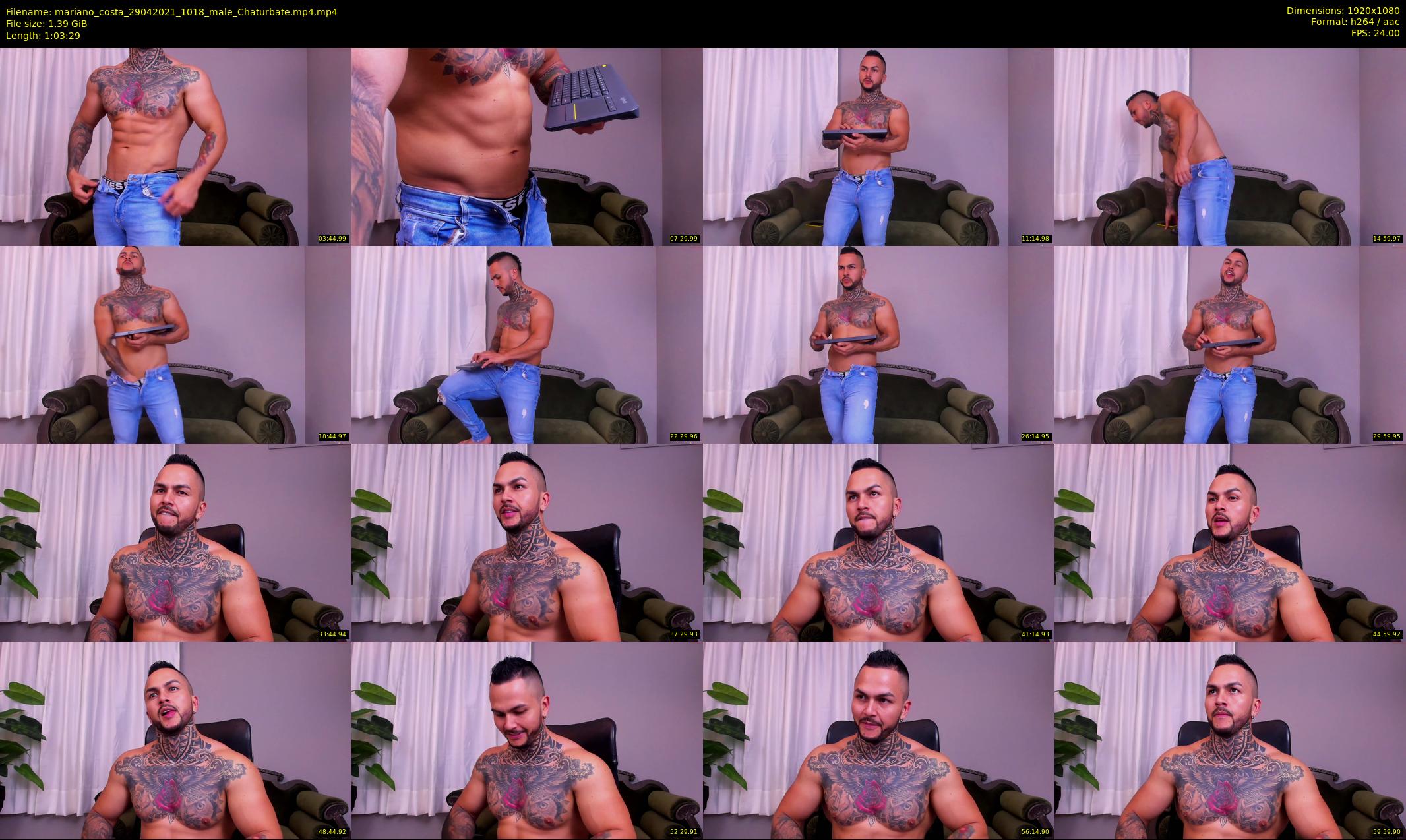 mariano_costa — 64 minute Chaturbate male cam show recording, 1080p, Apr 29, 2021