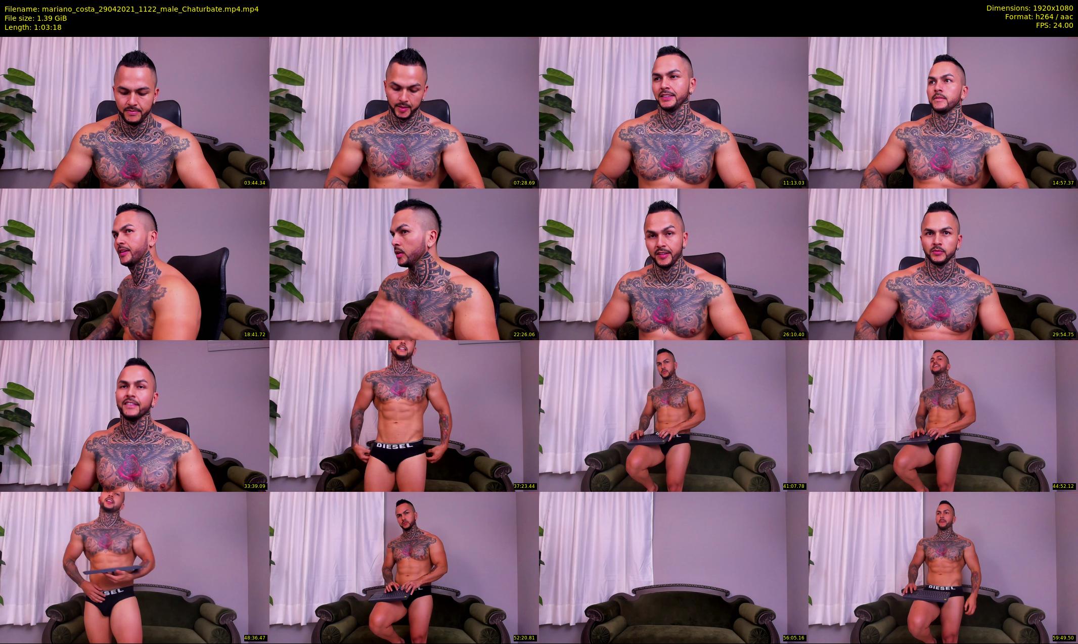 mariano_costa — 64 minute Chaturbate male cam show recording, 1080p, Apr 29, 2021