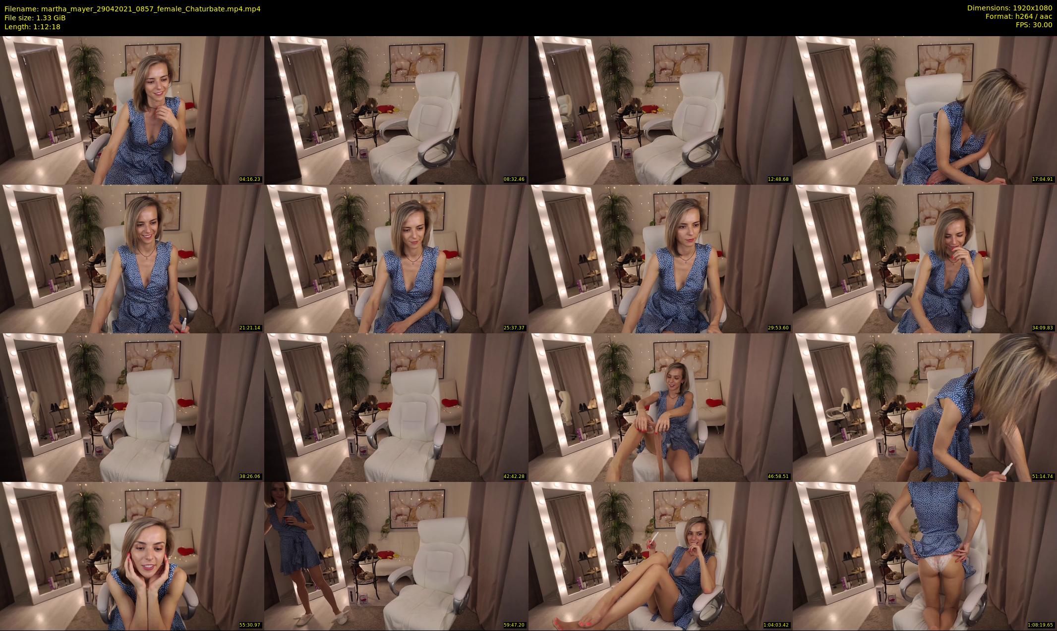 martha_mayer — 73 minute Chaturbate female cam show recording, 1080p, Apr 29, 2021