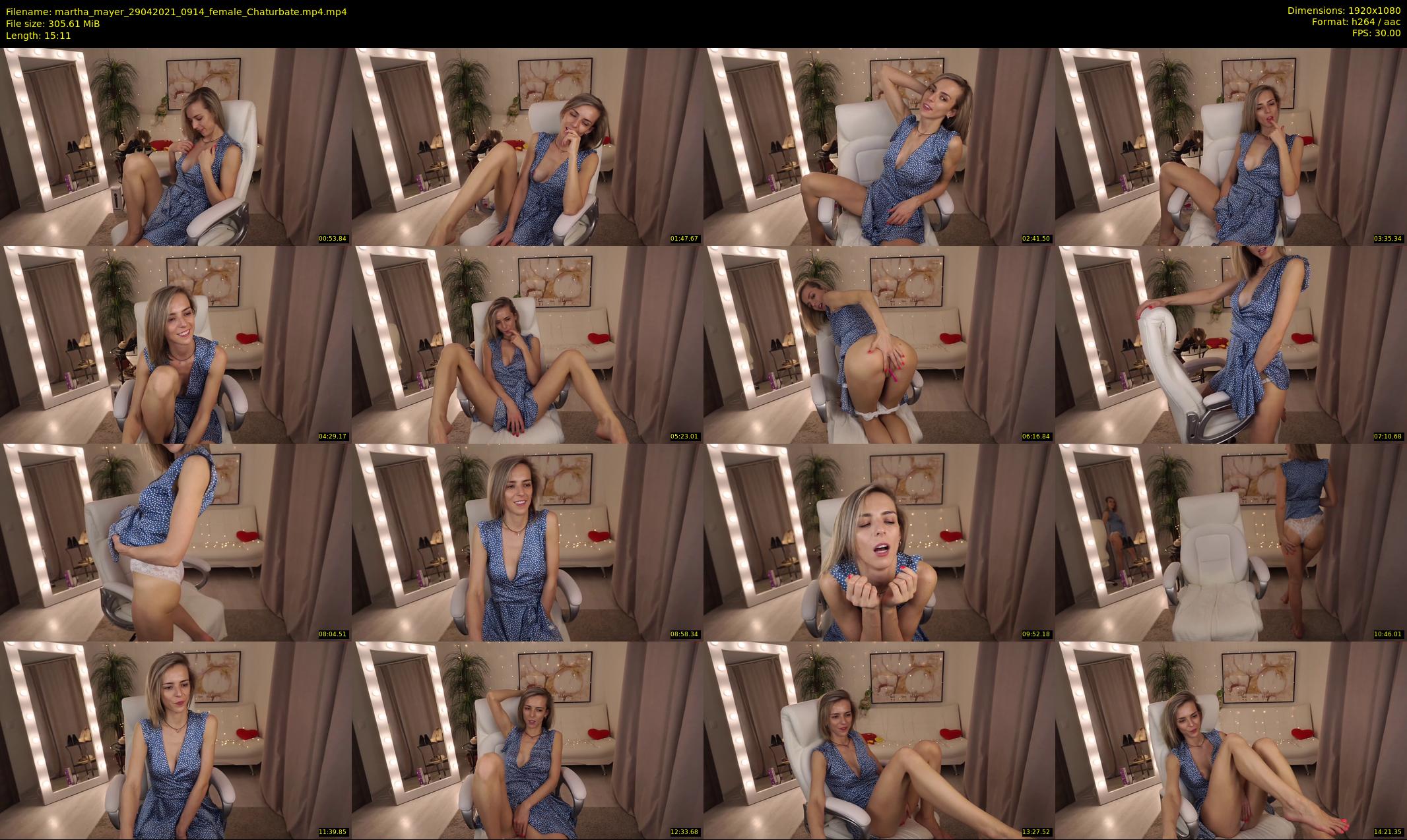 martha_mayer — 16 minute Chaturbate female cam show recording, 1080p, Apr 29, 2021