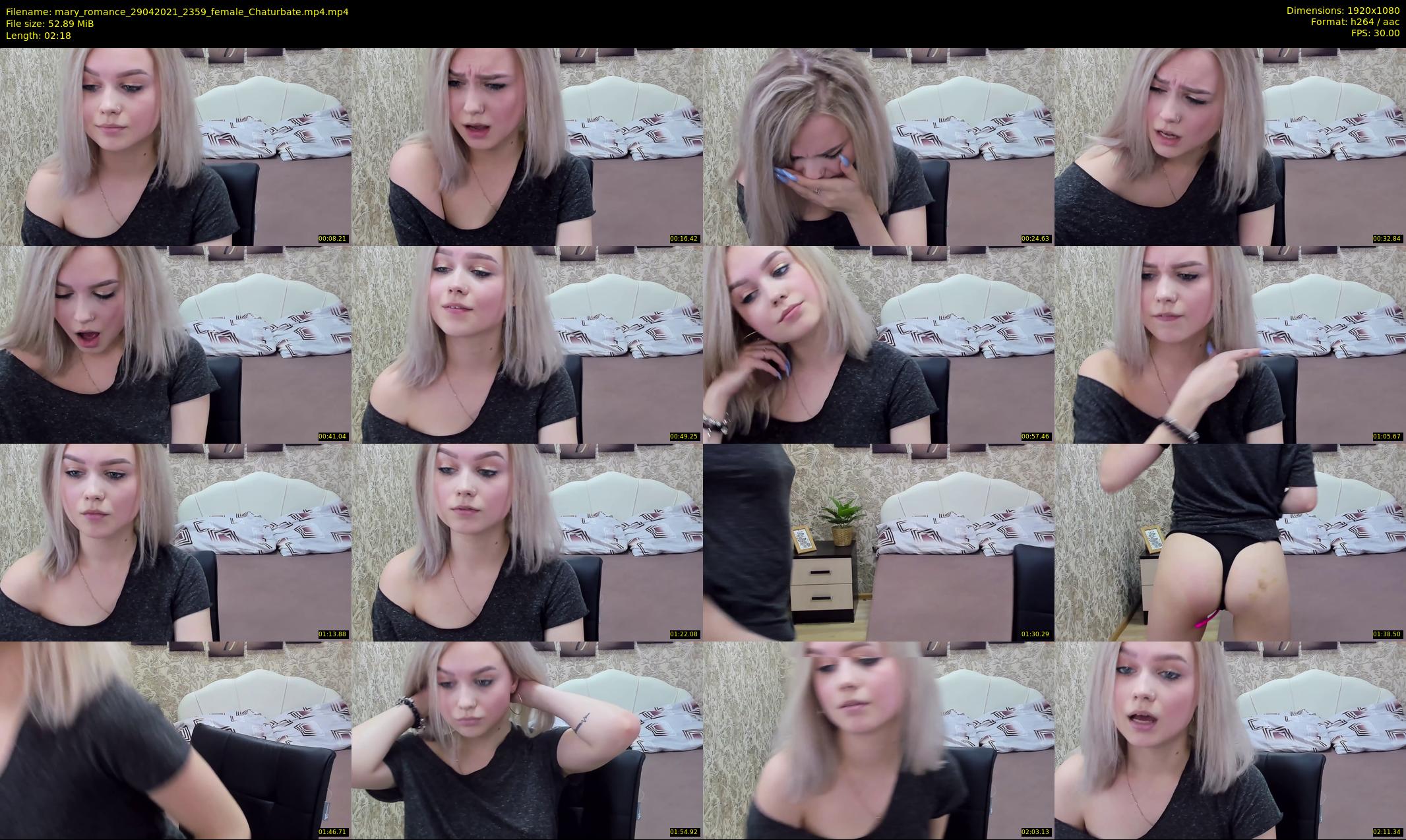 mary_romance — 3 minute Chaturbate female cam show recording, 1080p, Apr 29, 2021