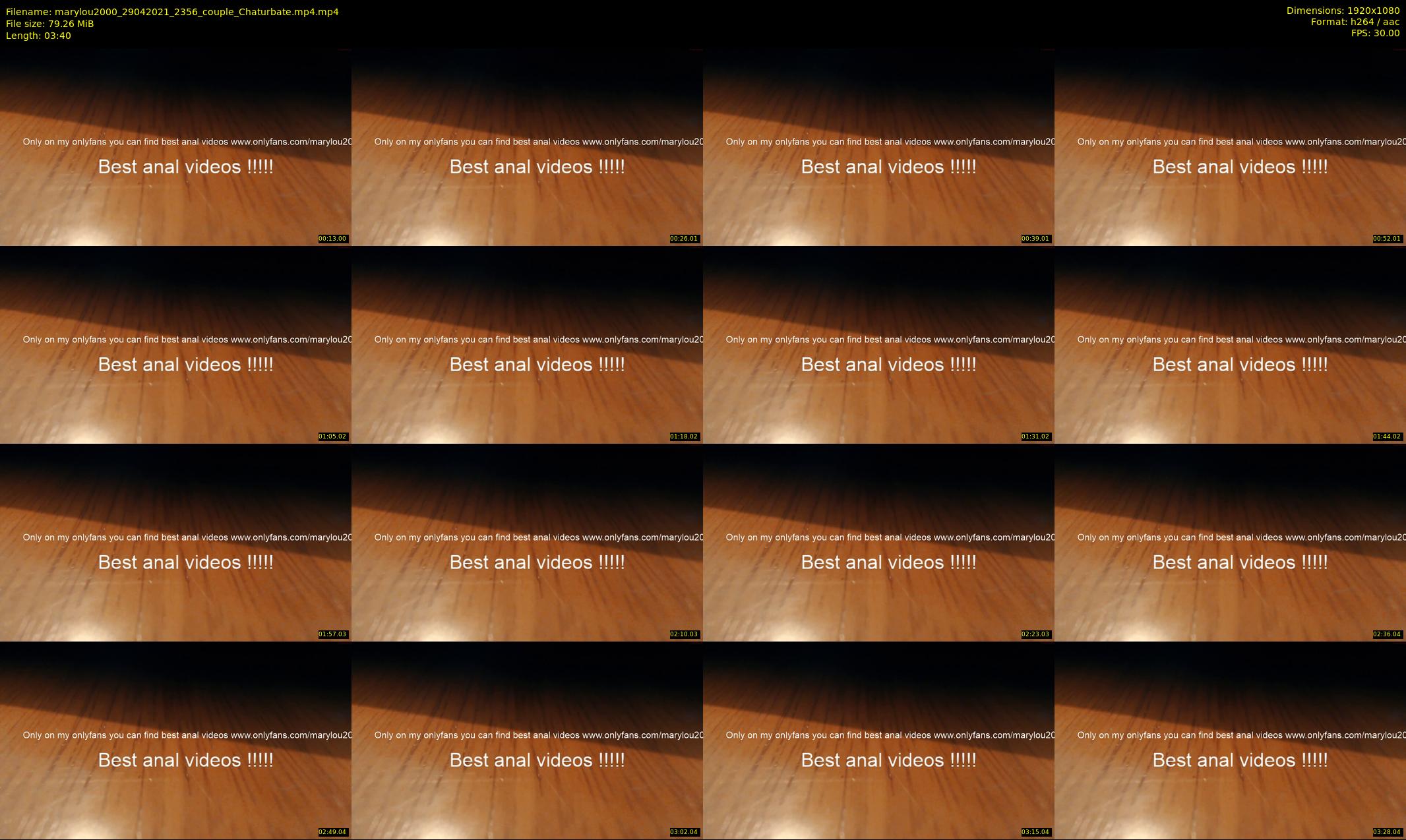 marylou2000 — 4 minute Chaturbate couple cam show recording, 1080p, Apr 29, 2021