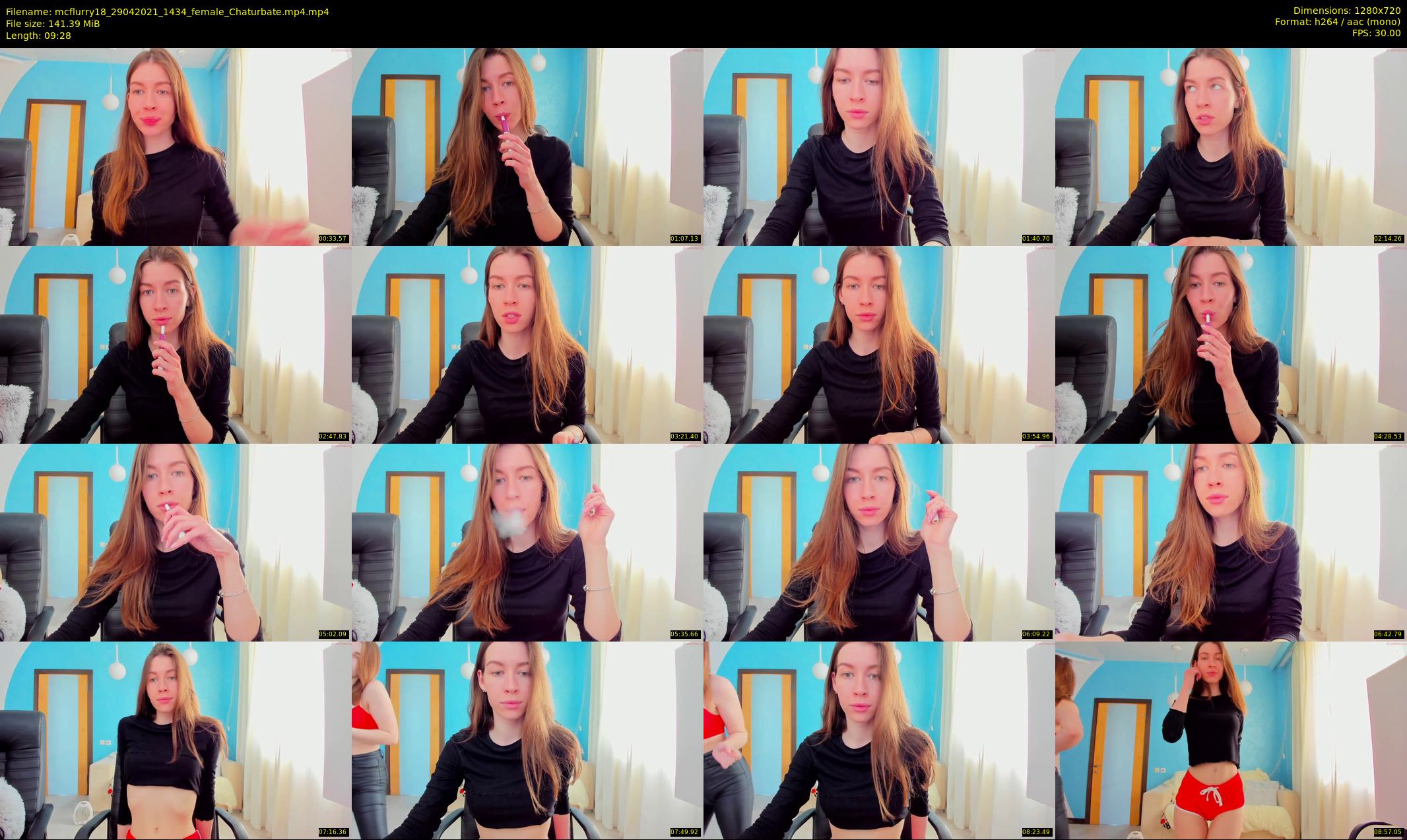 mcflurry18 — 10 minute Chaturbate female cam show recording, 720p, Apr 29, 2021