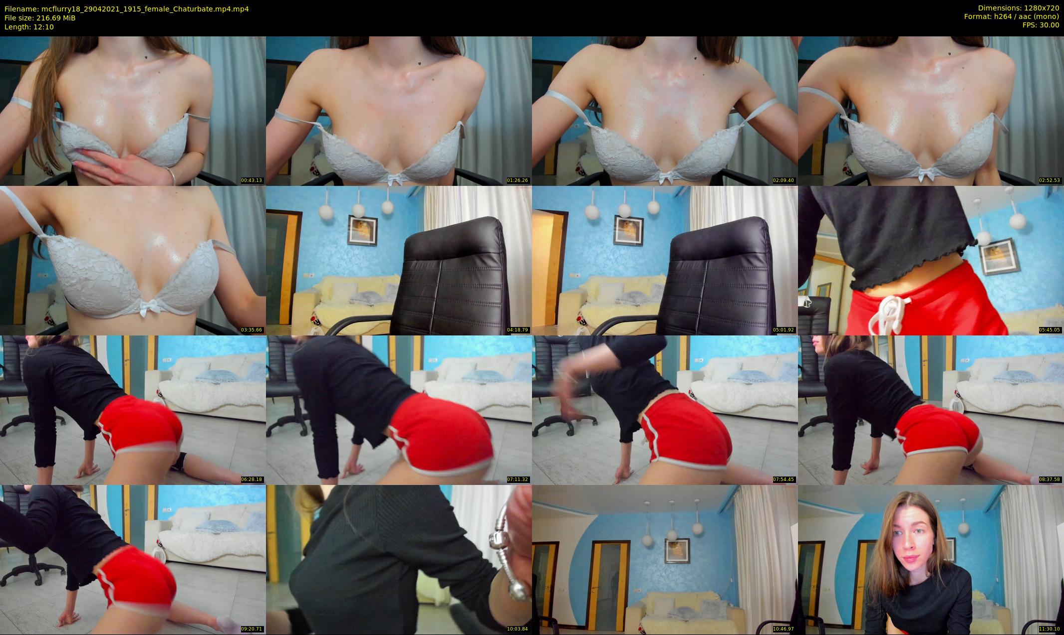 mcflurry18 — 13 minute Chaturbate female cam show recording, 720p, Apr 29, 2021