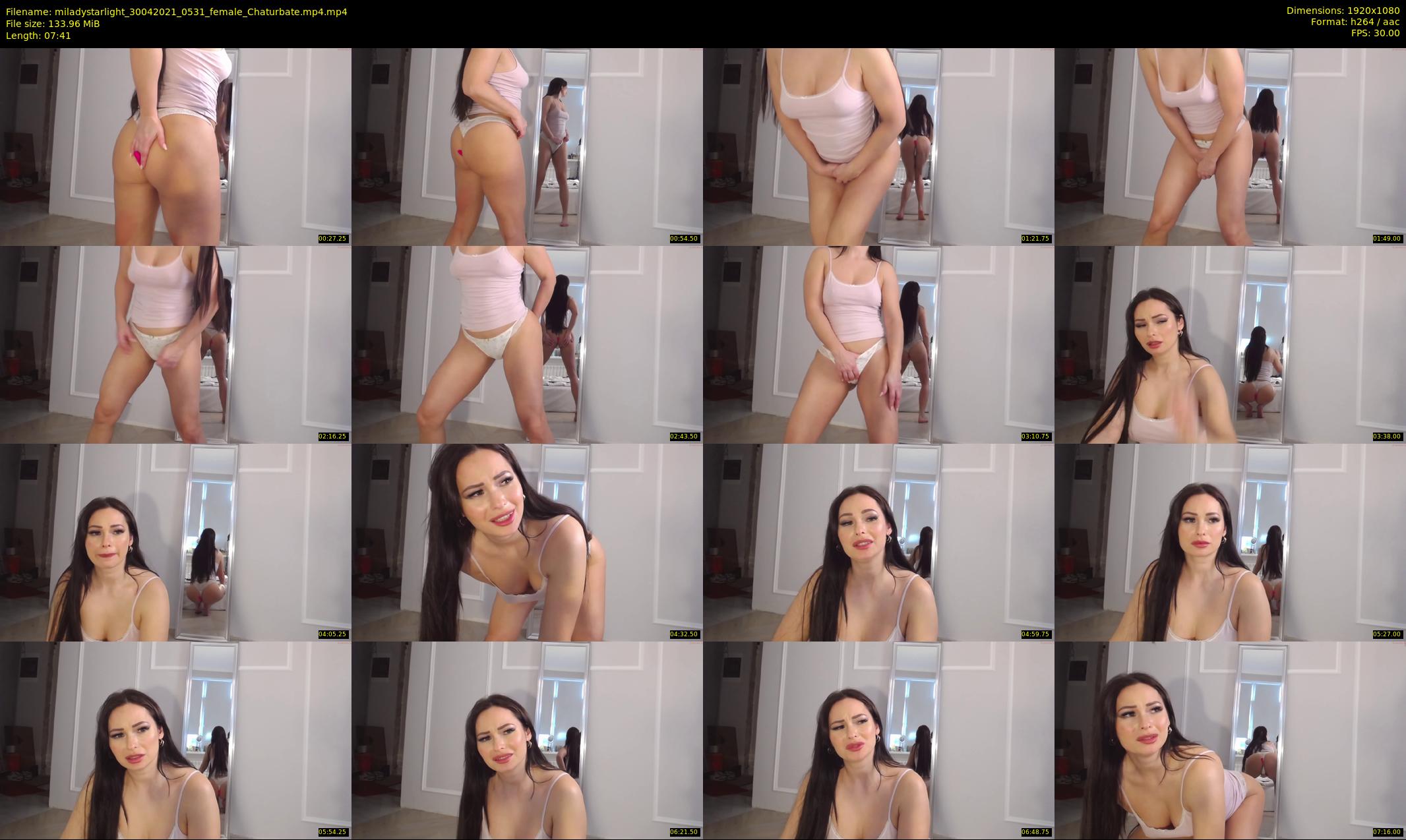 miladystarlight — 8 minute Chaturbate female cam show recording, 1080p, Apr 30, 2021