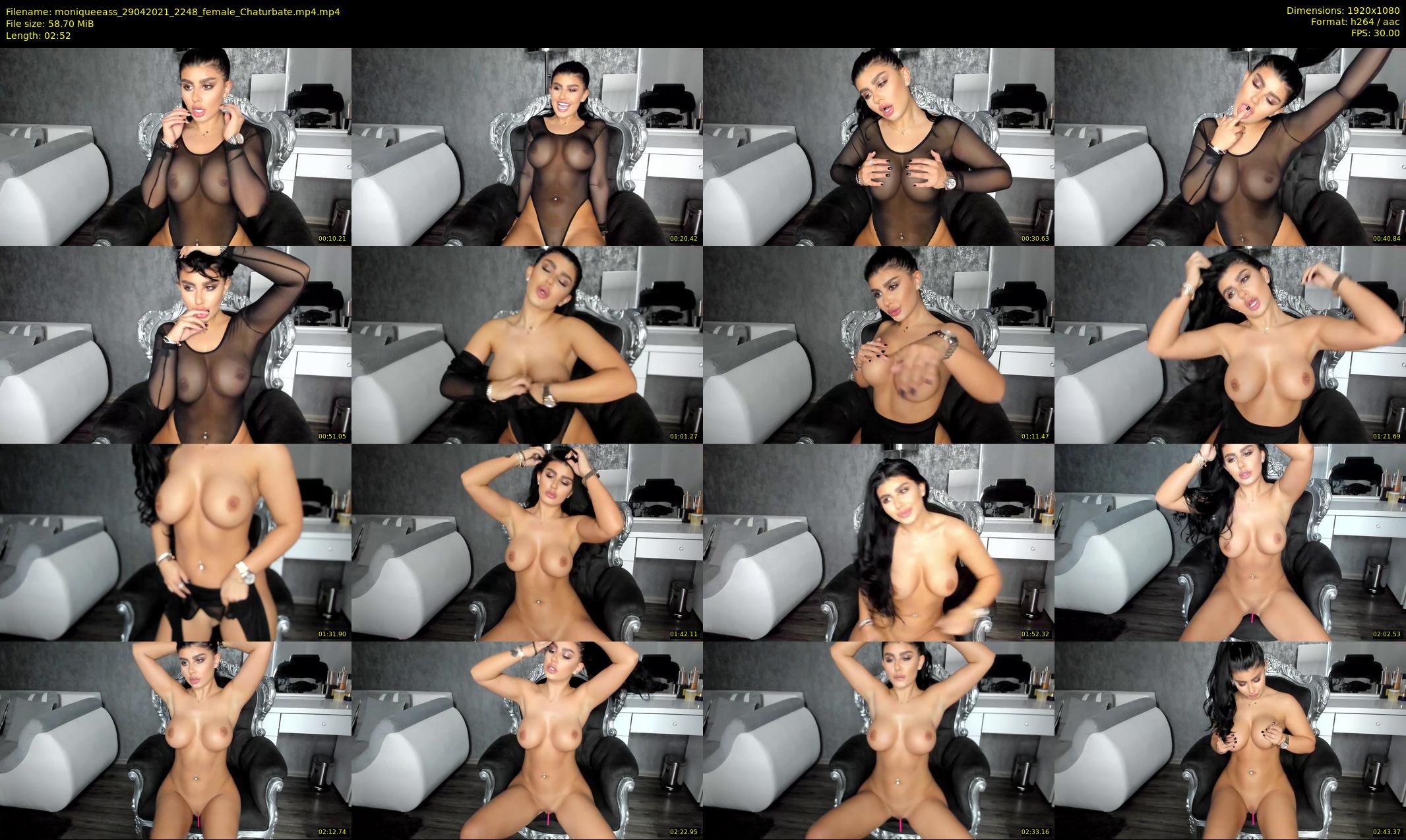 moniqueeass — 3 minute Chaturbate female cam show recording, 1080p, Apr 29, 2021