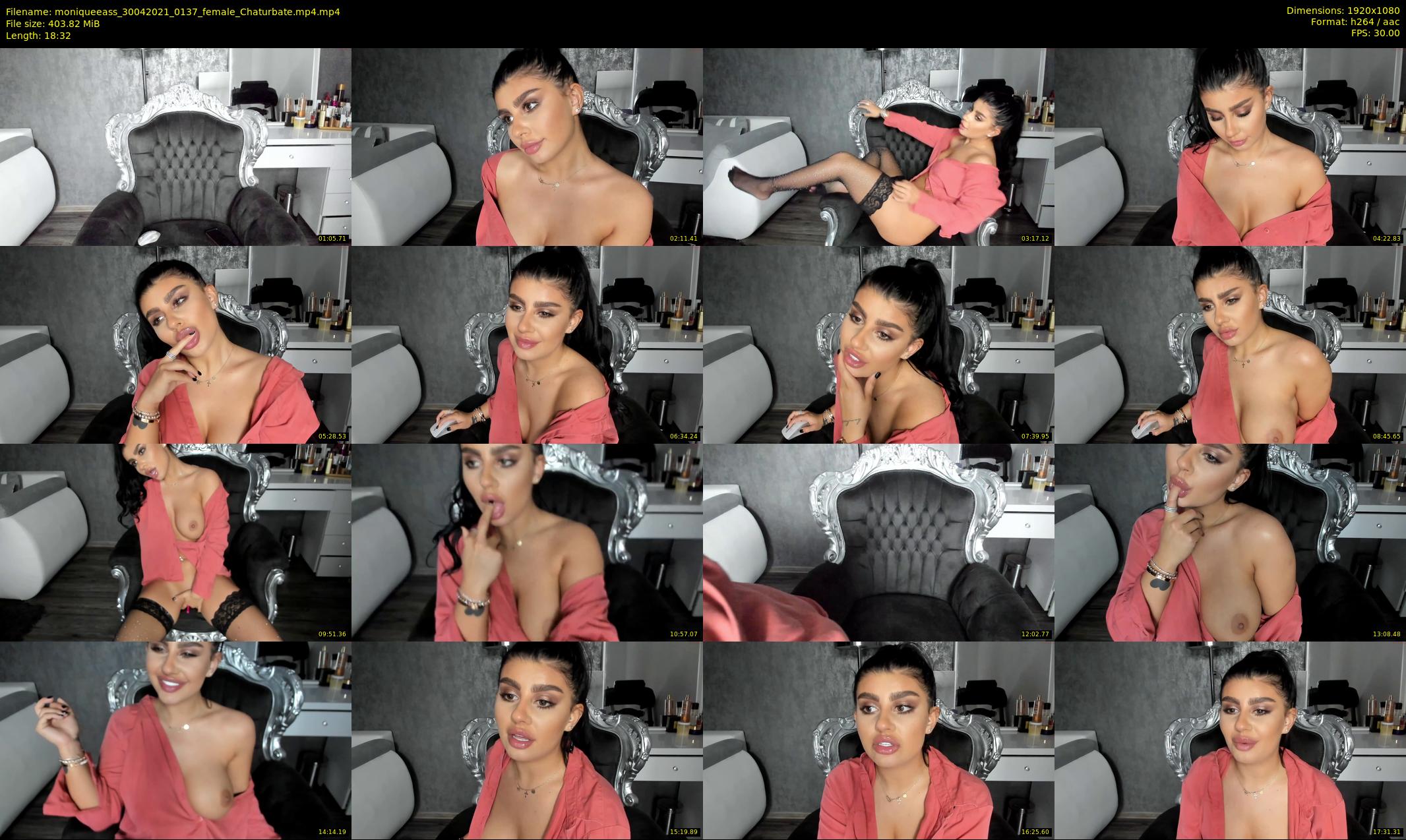 moniqueeass — 19 minute Chaturbate female cam show recording, 1080p, Apr 30, 2021