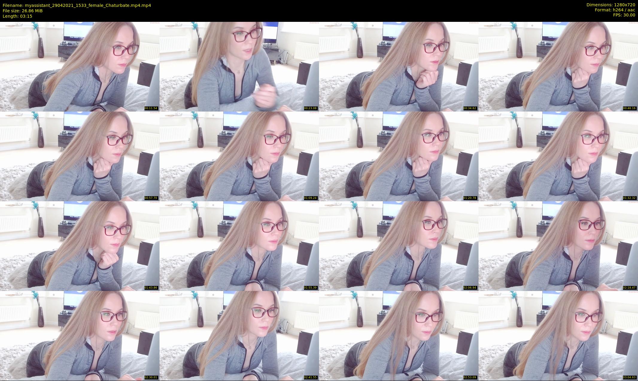 myassistant — 4 minute Chaturbate female cam show recording, 720p, Apr 29, 2021