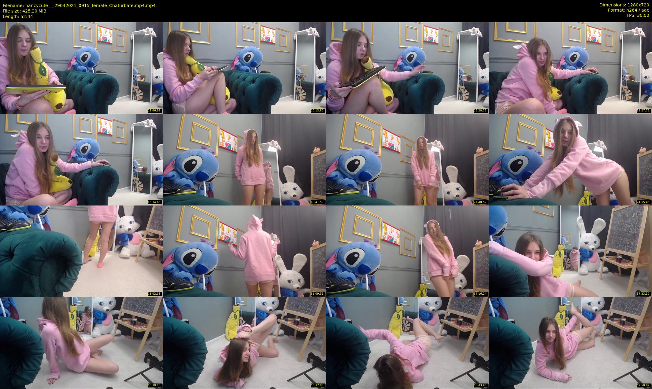 nancycute__ — 53 minute Chaturbate female cam show recording, 720p, Apr 29, 2021
