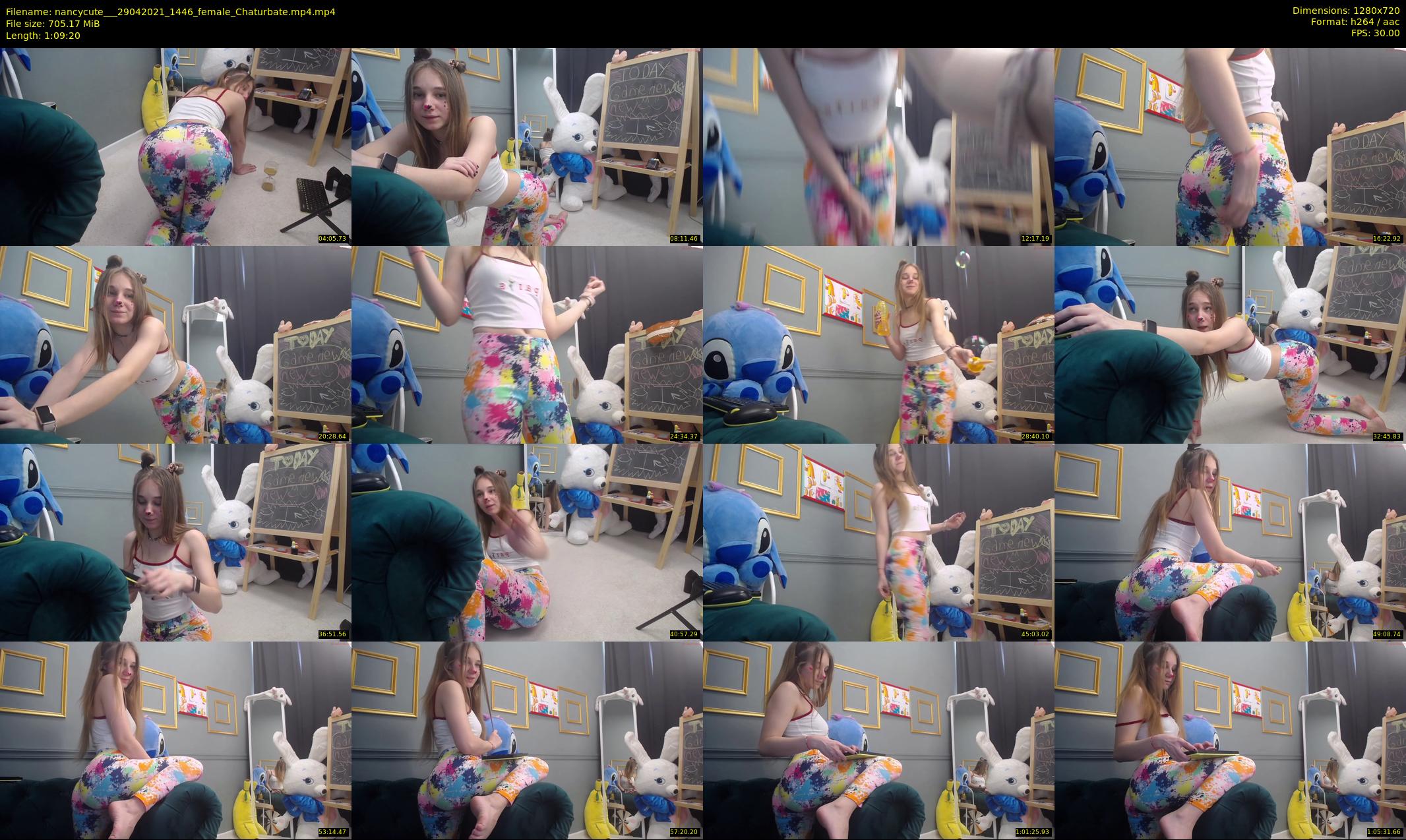 nancycute__ — 70 minute Chaturbate female cam show recording, 720p, Apr 29, 2021
