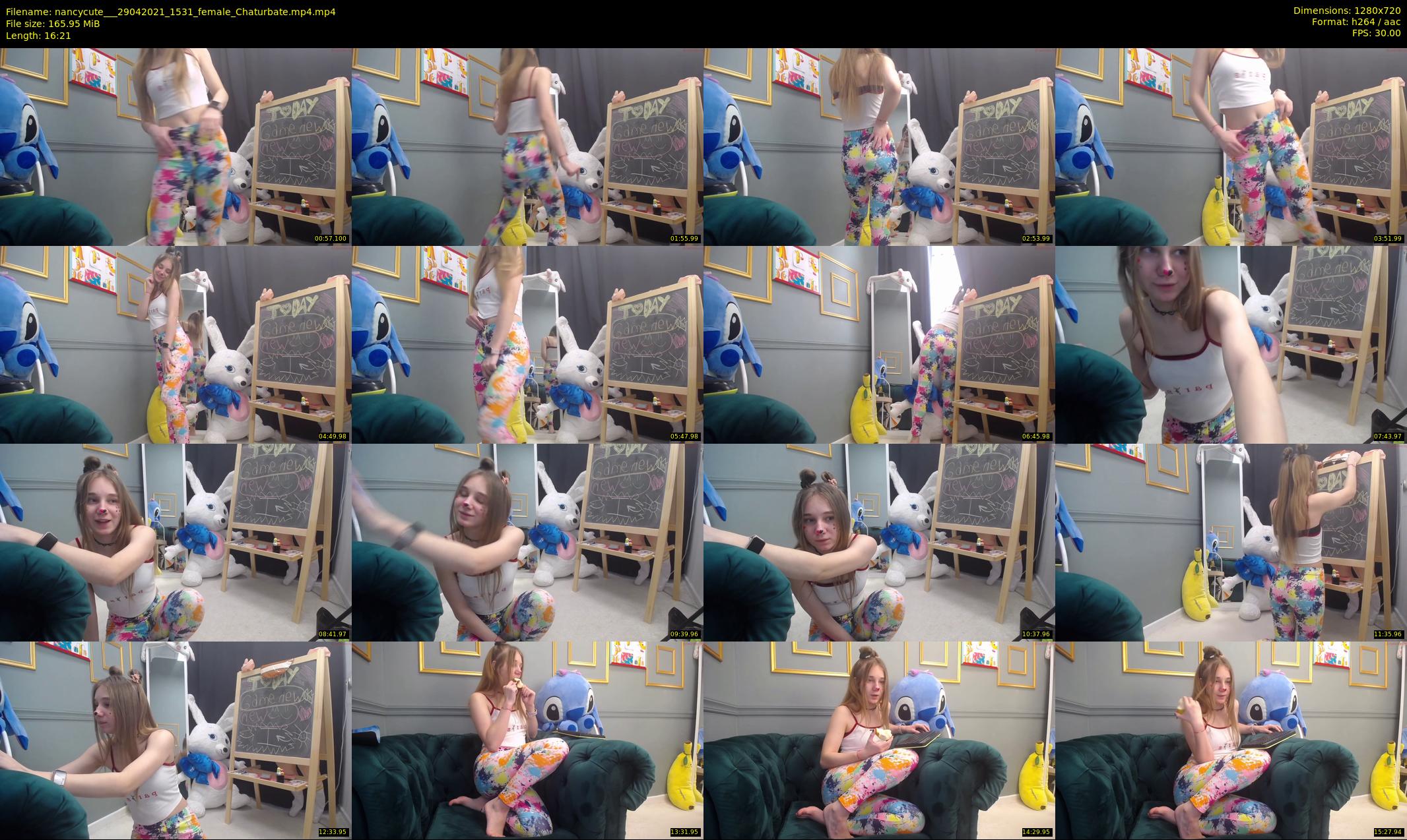nancycute__ — 17 minute Chaturbate female cam show recording, 720p, Apr 29, 2021