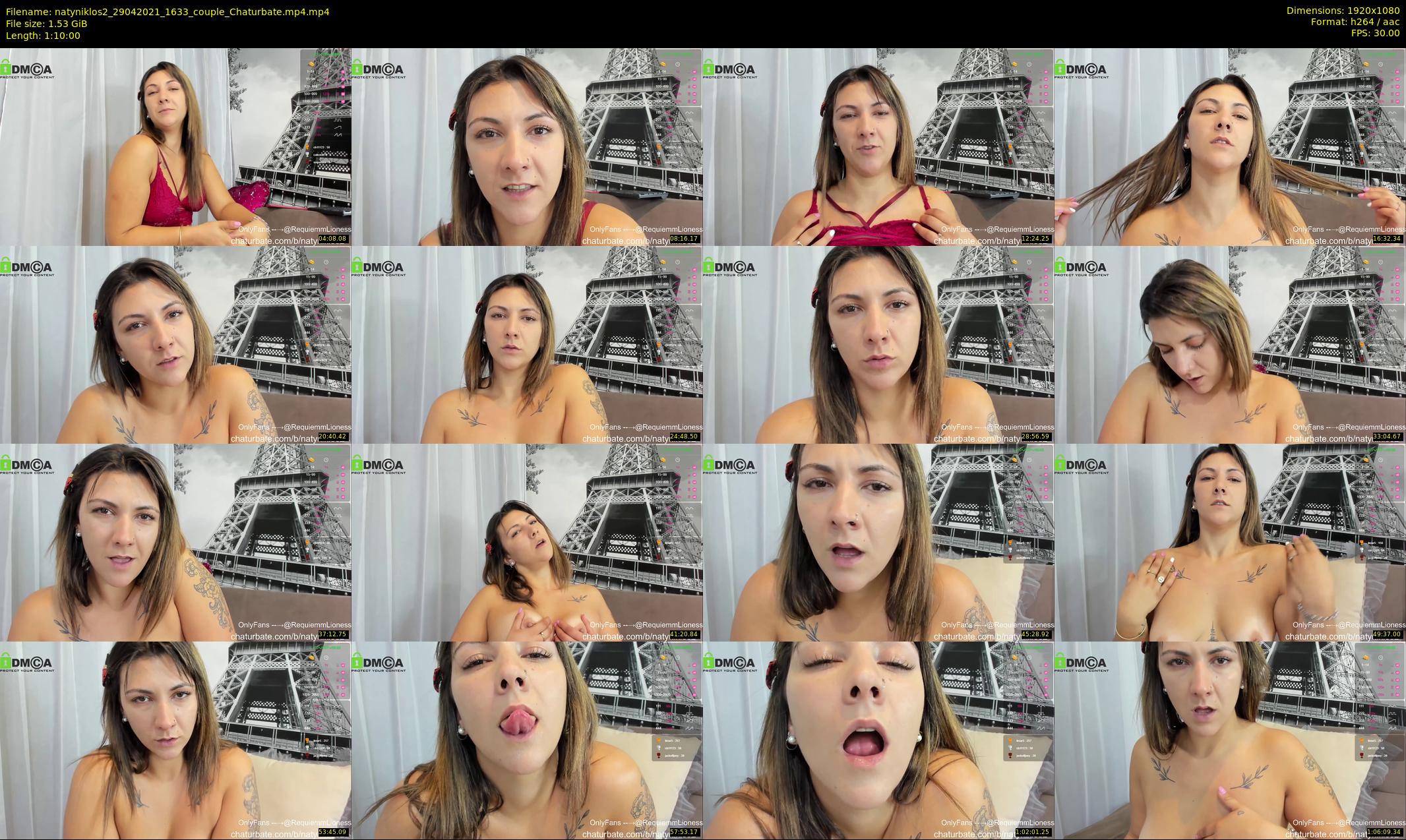 natyniklos2 — 70 minute Chaturbate couple cam show recording, 1080p, Apr 29, 2021