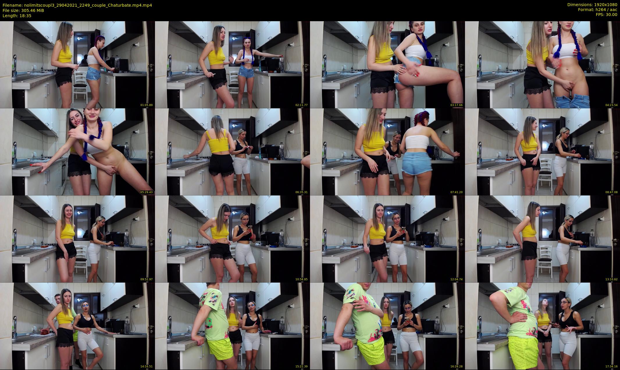 nolimitscoupl3 — 19 minute Chaturbate couple cam show recording, 1080p, Apr 29, 2021