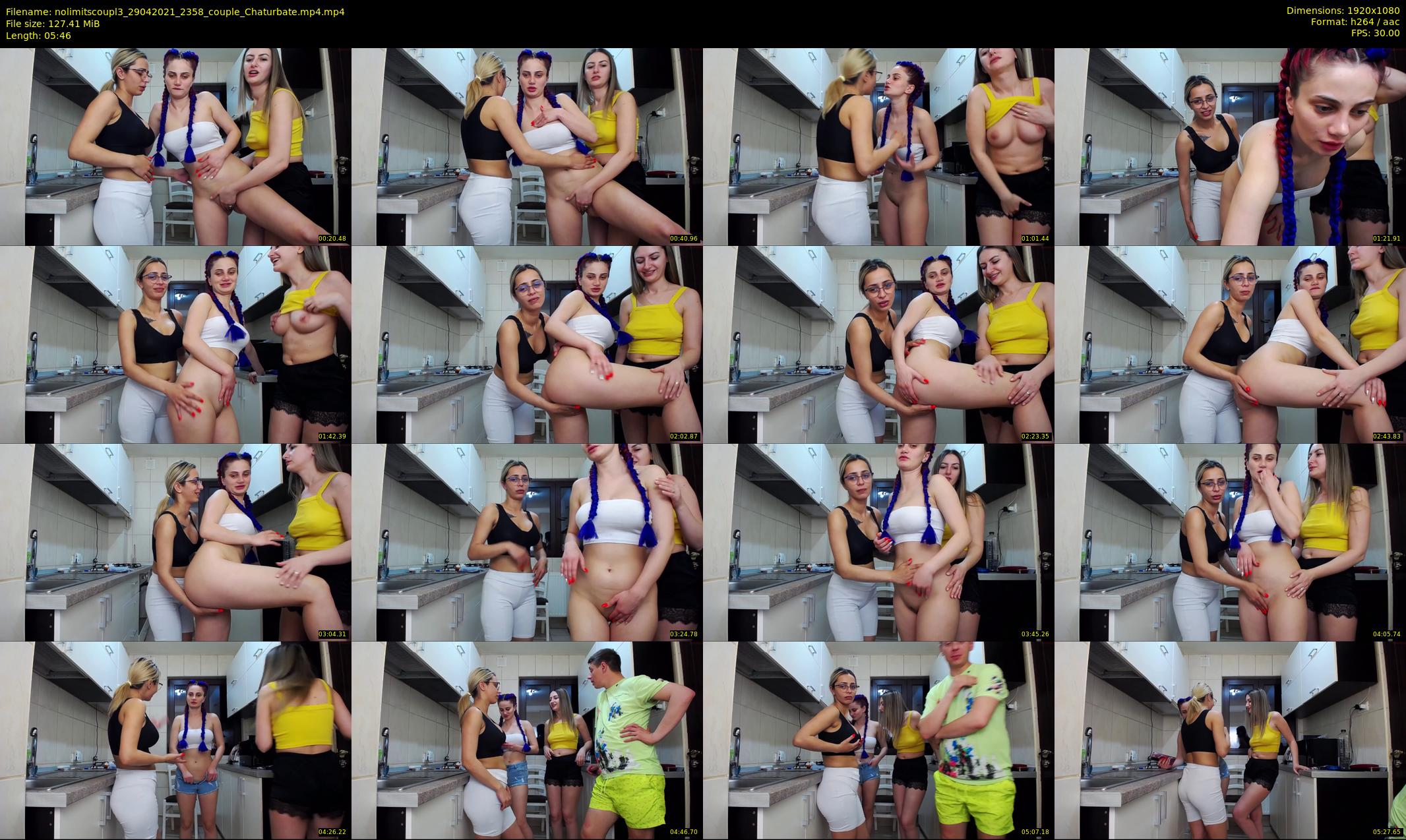 nolimitscoupl3 — 6 minute Chaturbate couple cam show recording, 1080p, Apr 29, 2021