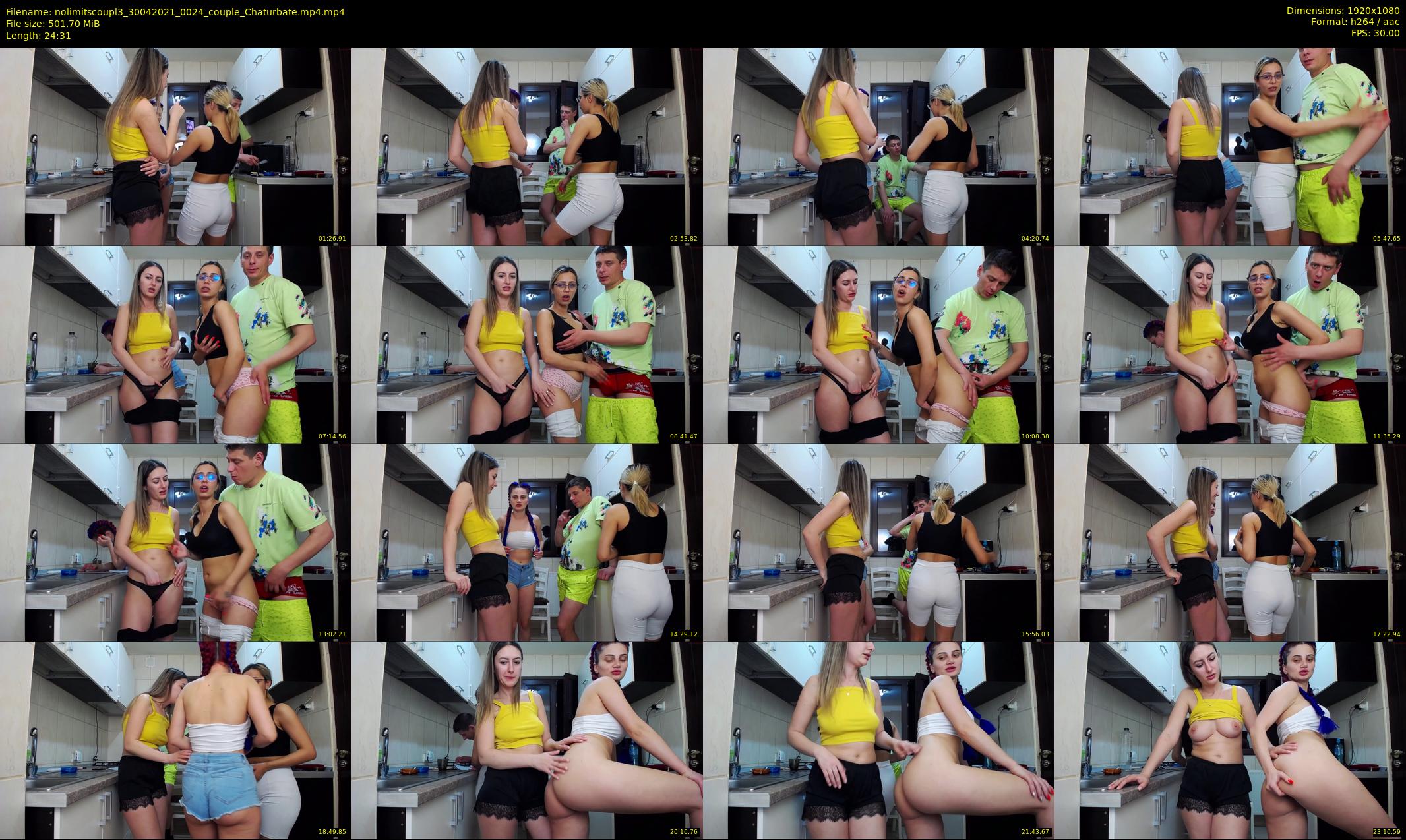 nolimitscoupl3 — 25 minute Chaturbate couple cam show recording, 1080p, Apr 30, 2021