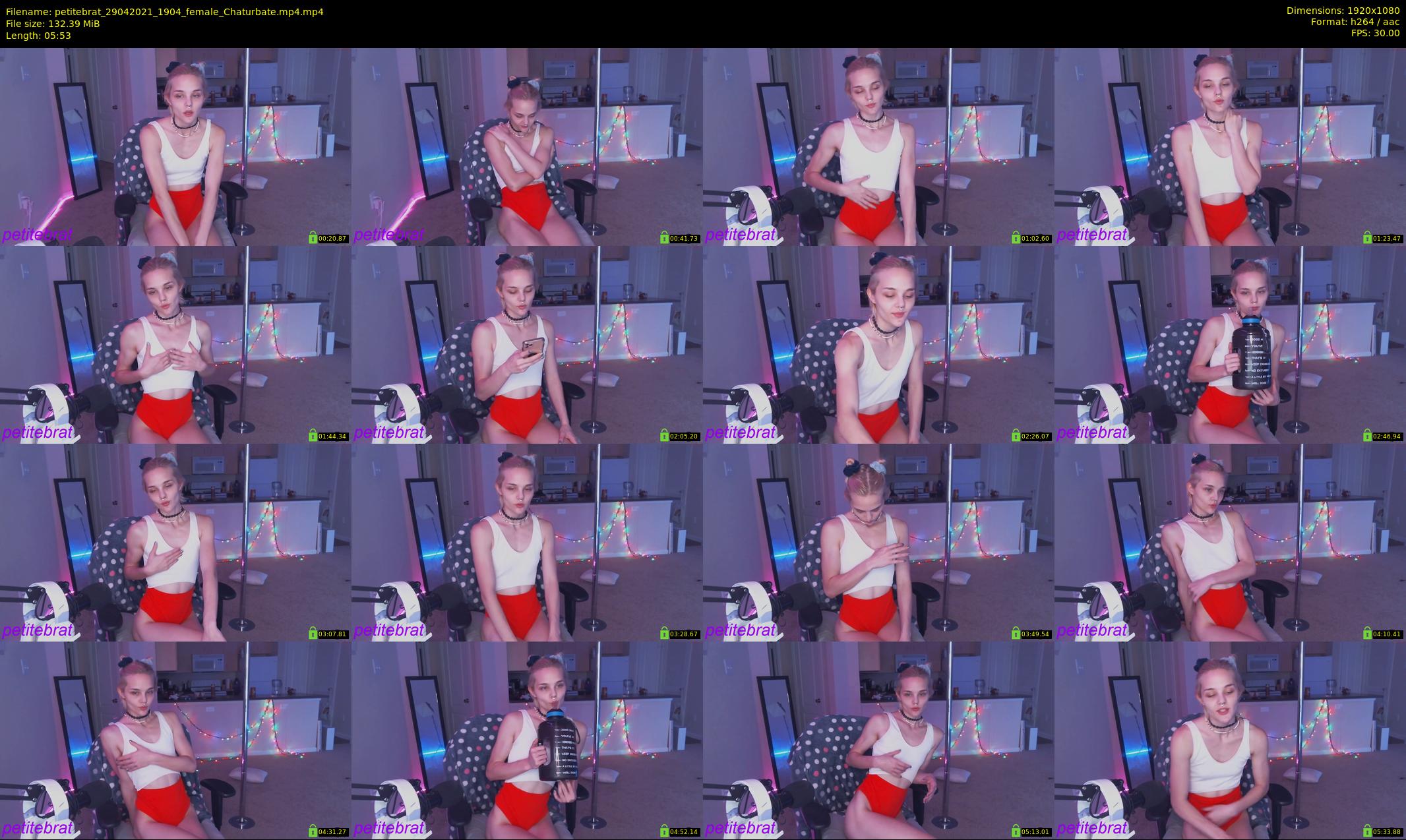 petitebrat — 6 minute Chaturbate female cam show recording, 1080p, Apr 29, 2021