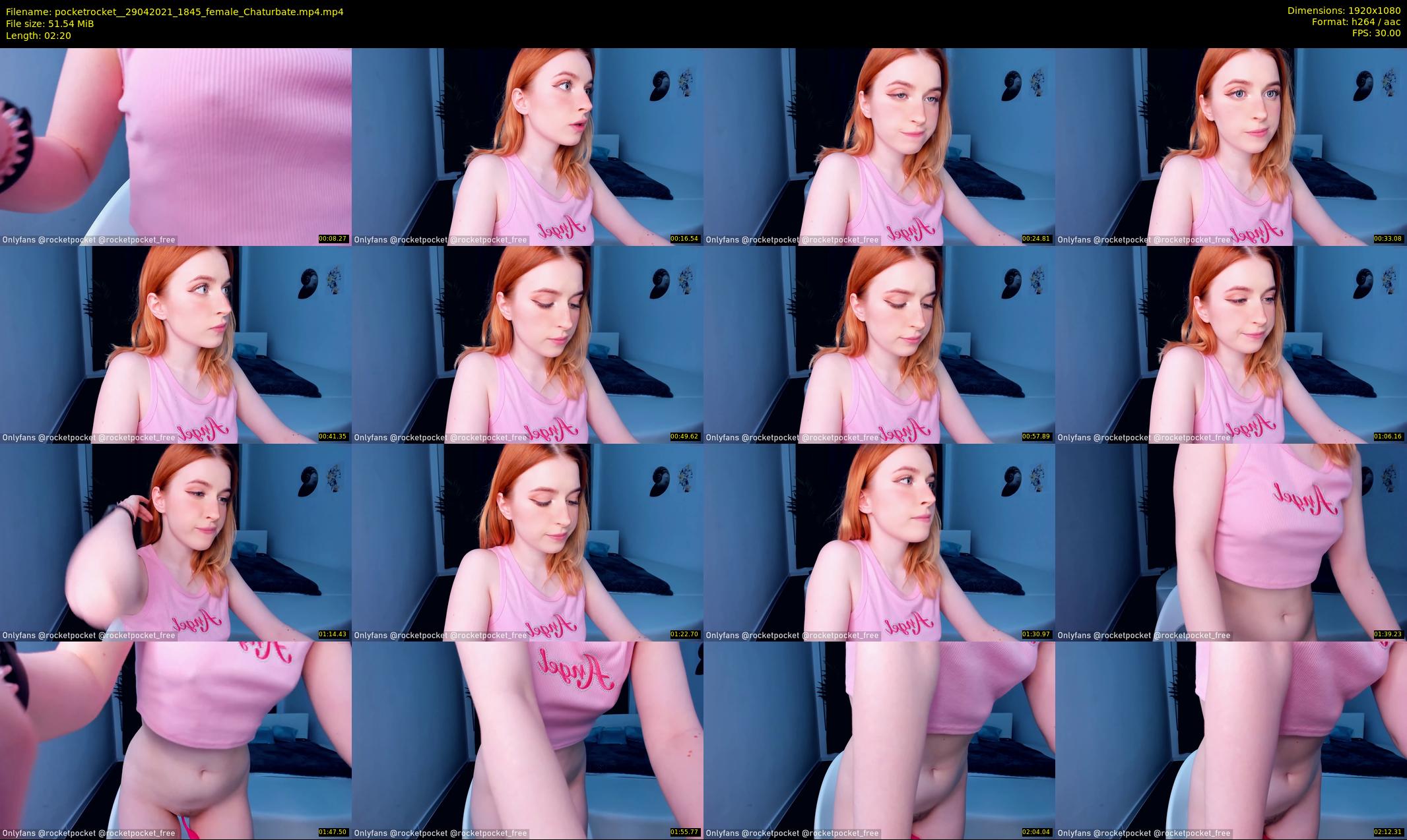 pocketrocket_ — 3 minute Chaturbate female cam show recording, 1080p, Apr 29, 2021