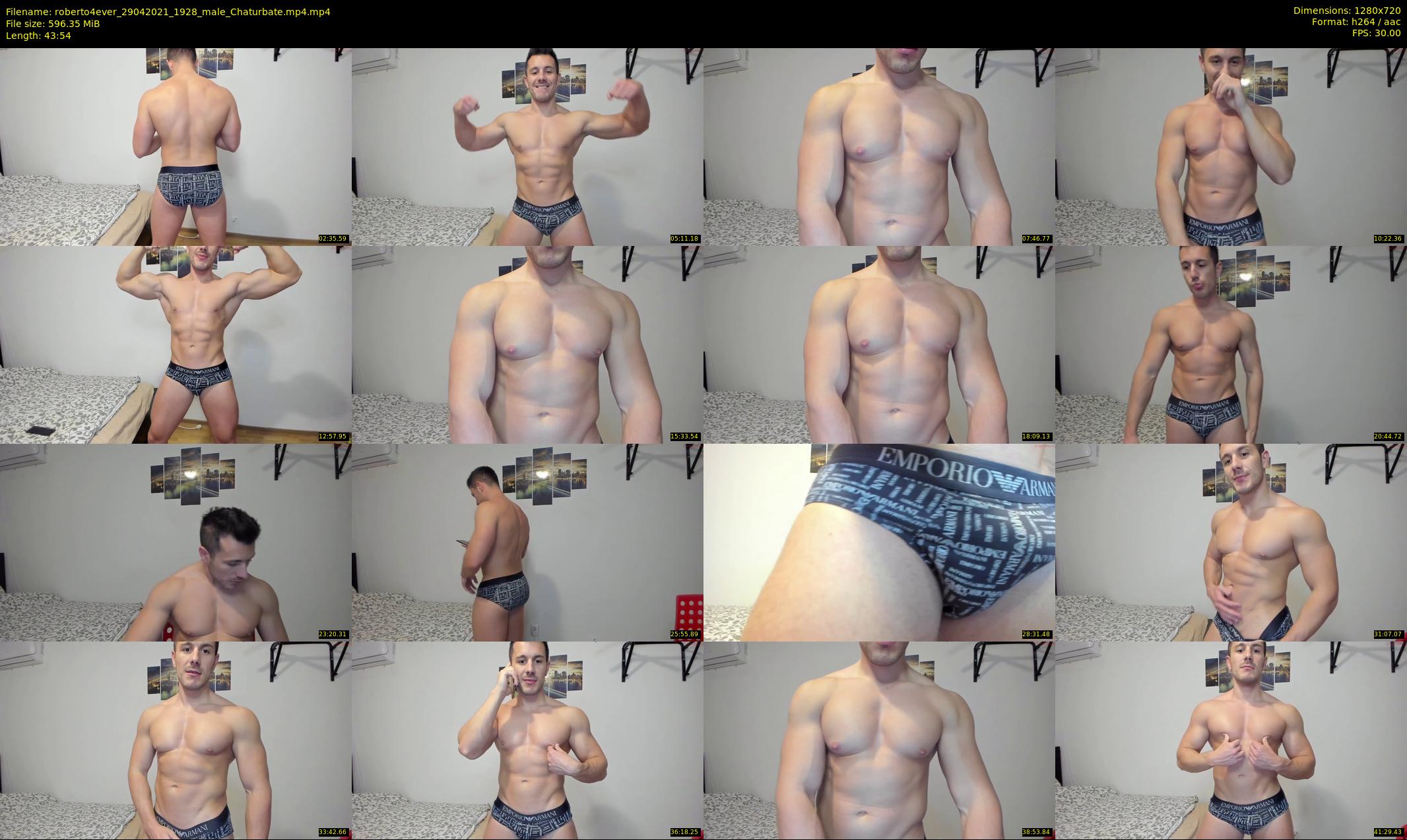 roberto4ever — 44 minute Chaturbate male cam show recording, 720p, Apr 29, 2021