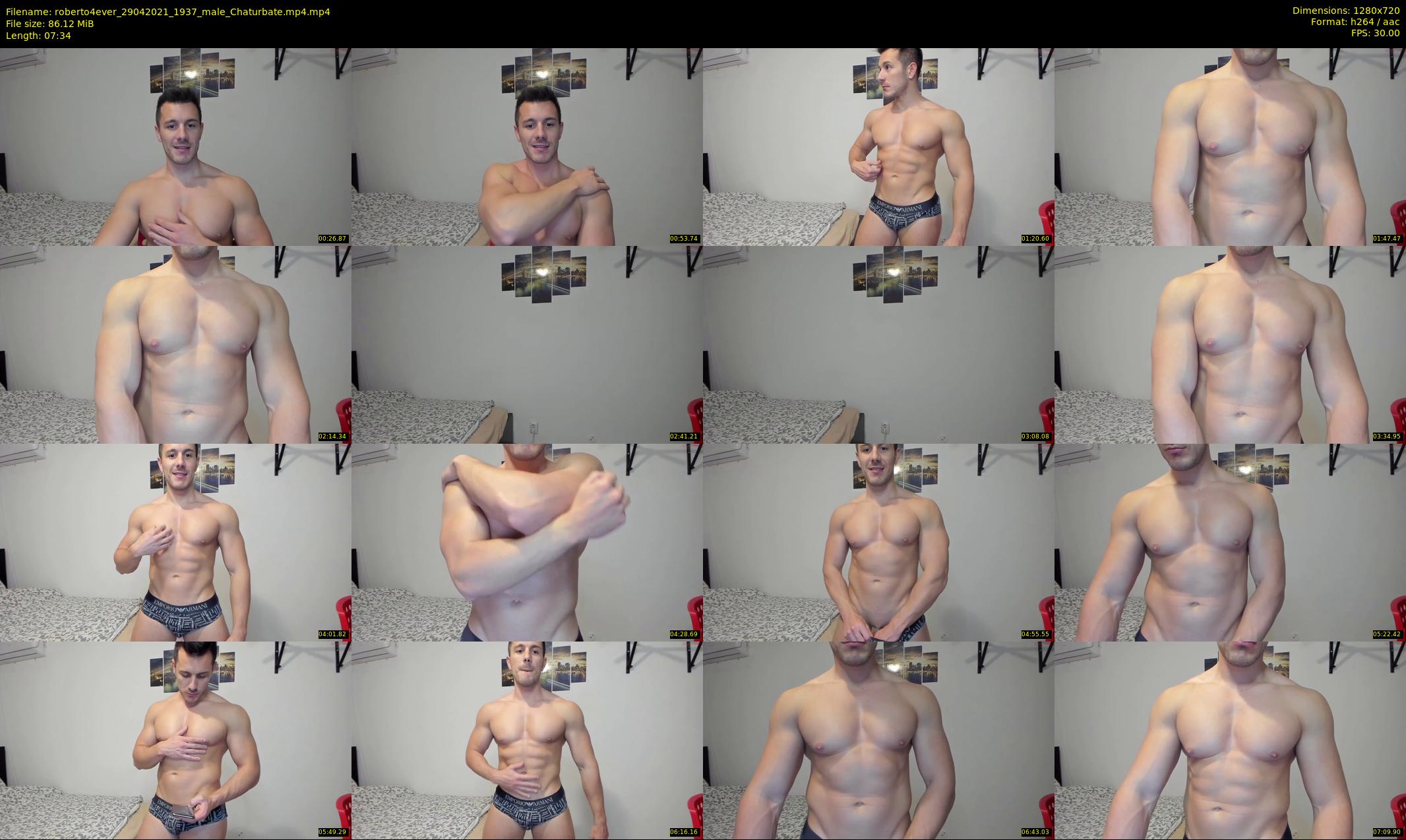 roberto4ever — 8 minute Chaturbate male cam show recording, 720p, Apr 29, 2021