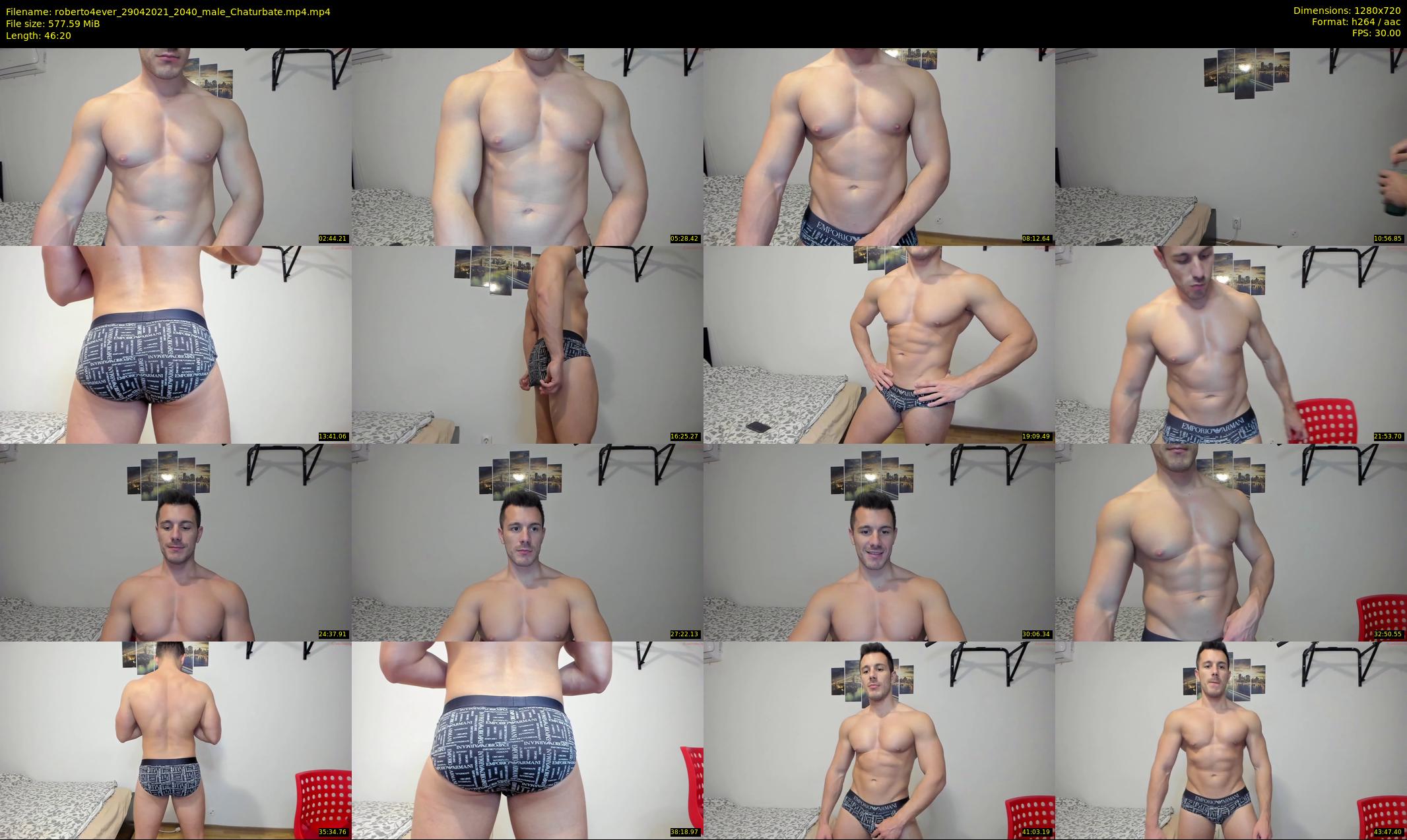 roberto4ever — 47 minute Chaturbate male cam show recording, 720p, Apr 29, 2021
