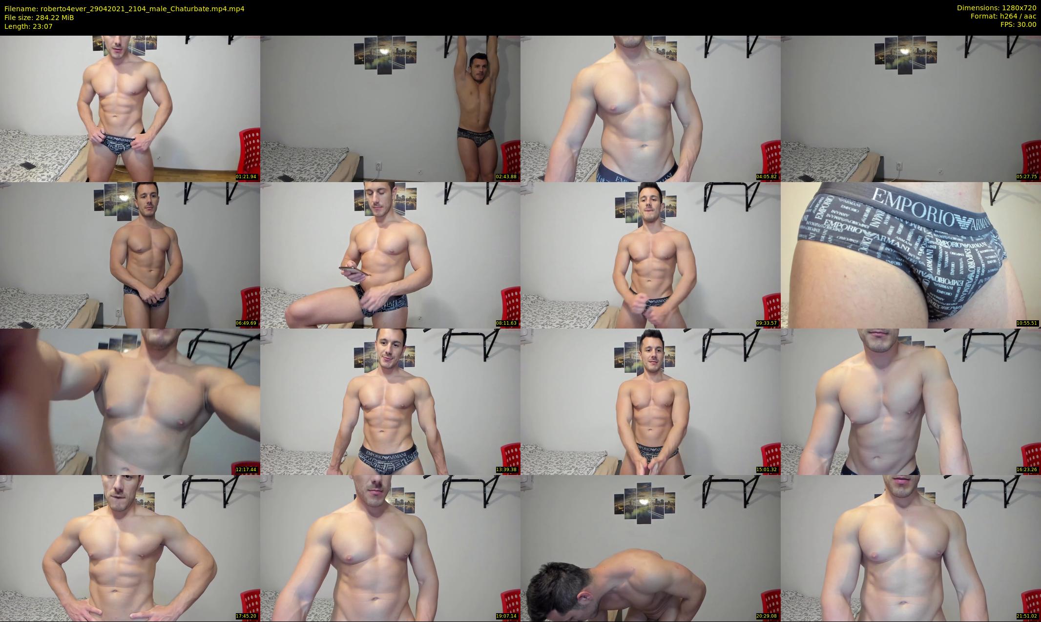 roberto4ever — 24 minute Chaturbate male cam show recording, 720p, Apr 29, 2021