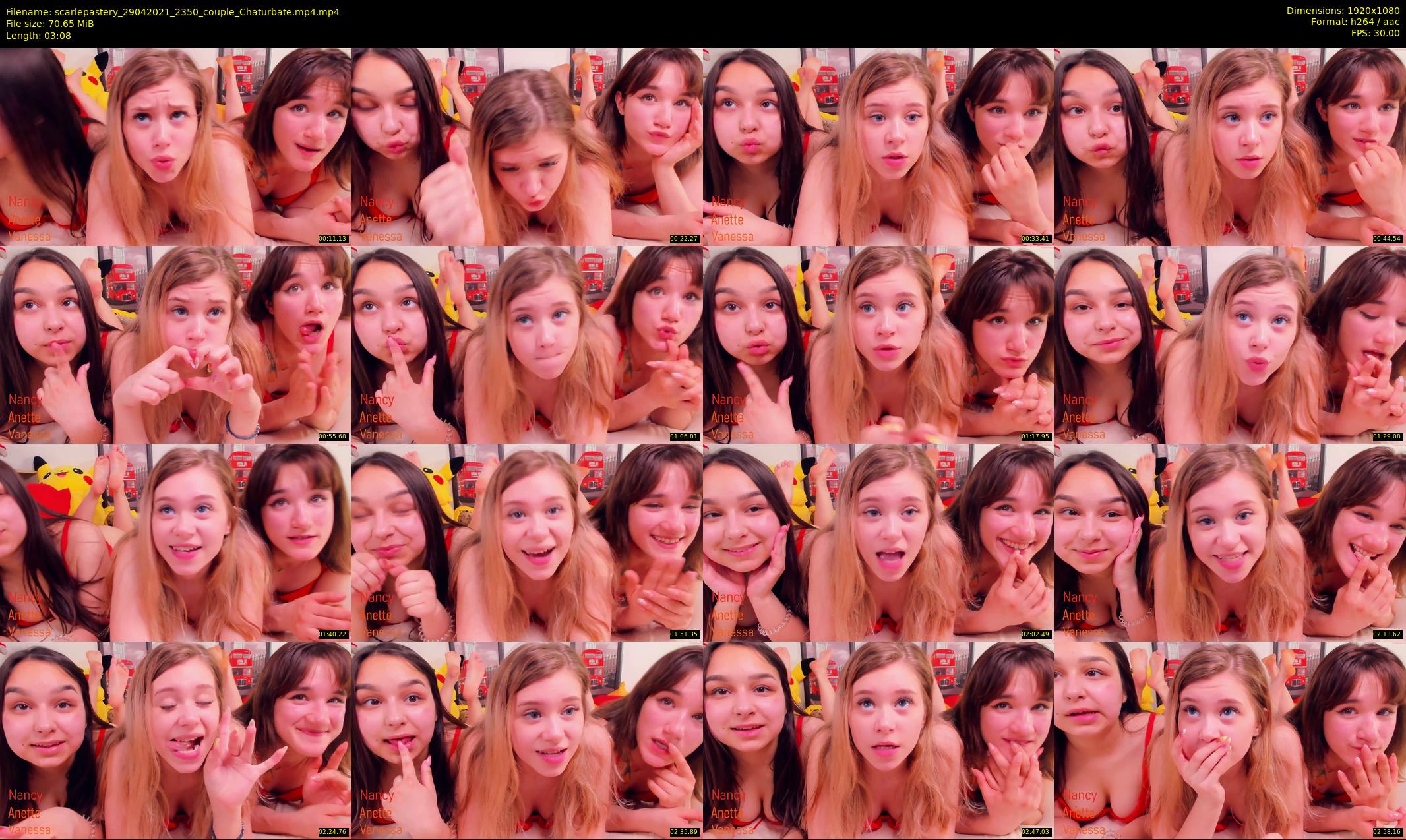scarlepastery — 4 minute Chaturbate couple cam show recording, 1080p, Apr 29, 2021