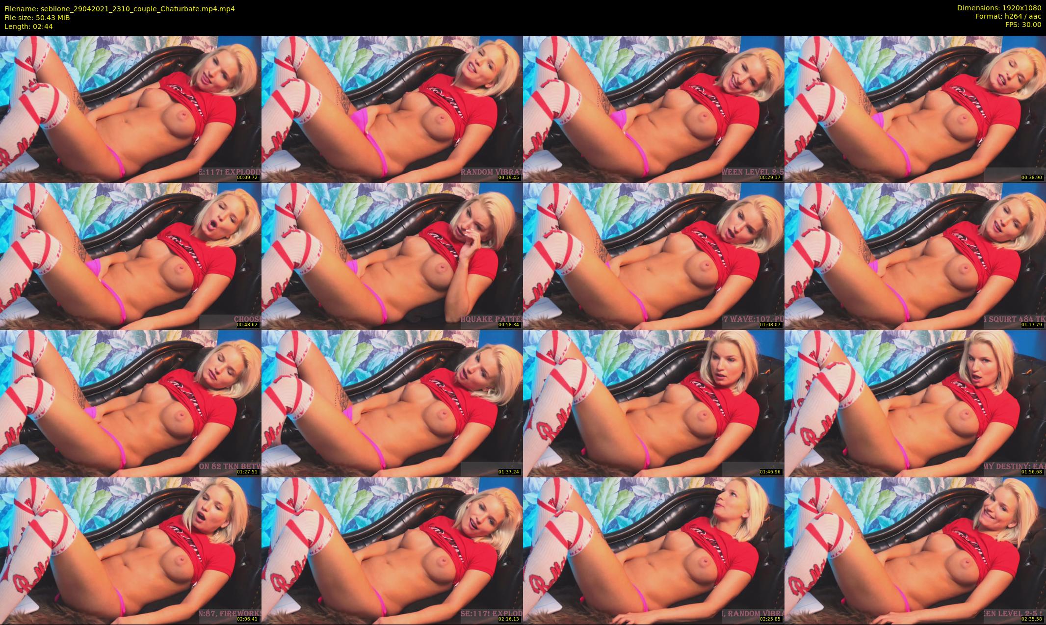 sebilone — 3 minute Chaturbate couple cam show recording, 1080p, Apr 29, 2021