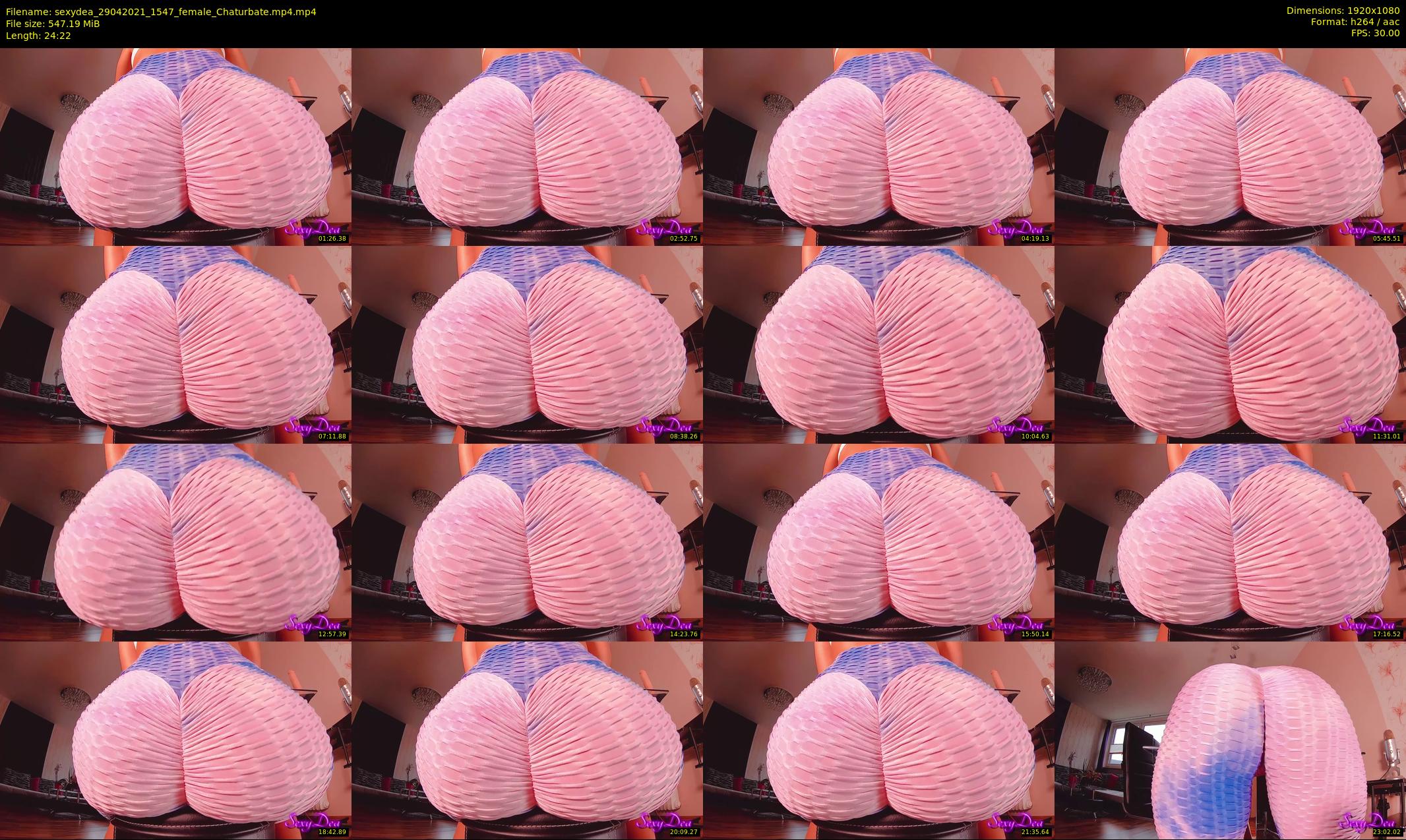 sexydea — 25 minute Chaturbate female cam show recording, 1080p, Apr 29, 2021