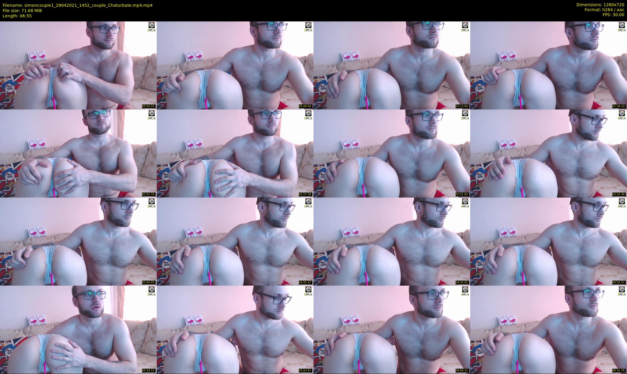 simoncouple1 — 7 minute Chaturbate couple cam show recording, 720p, Apr 29, 2021