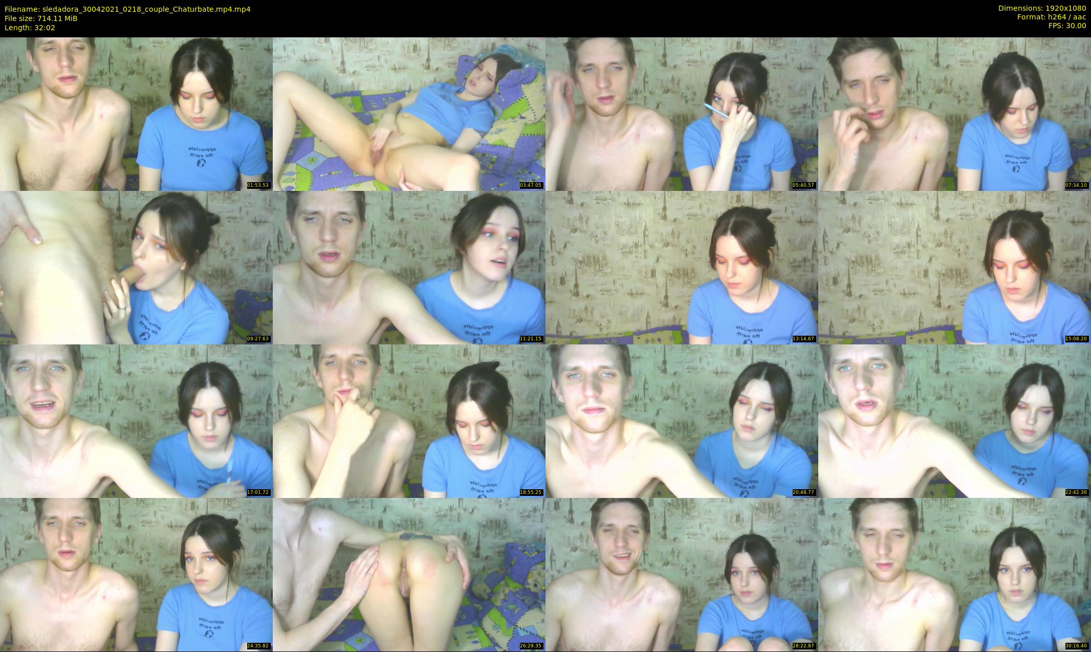 sledadora — 33 minute Chaturbate couple cam show recording, 1080p, Apr 30, 2021