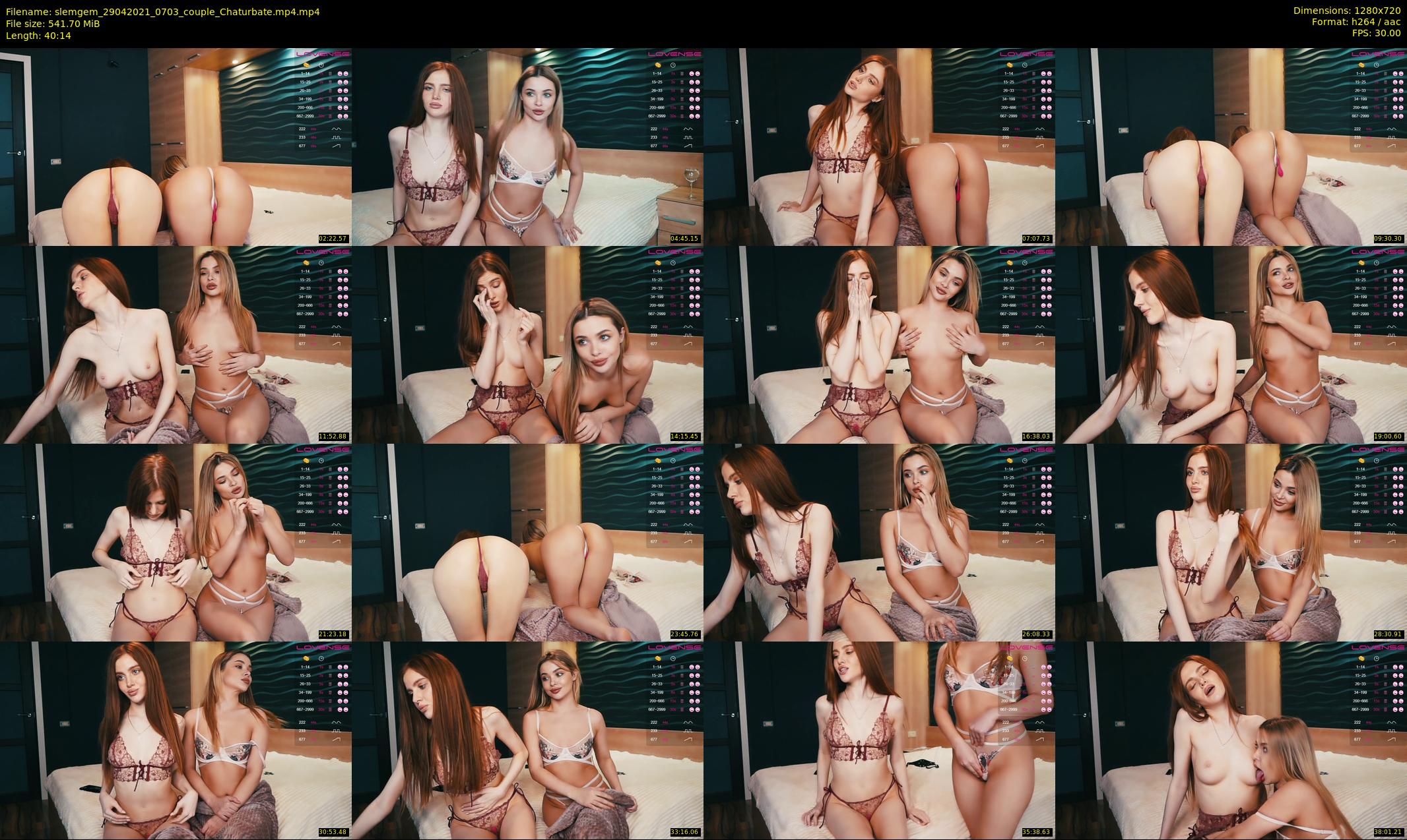 slemgem — 41 minute Chaturbate couple cam show recording, 720p, Apr 29, 2021