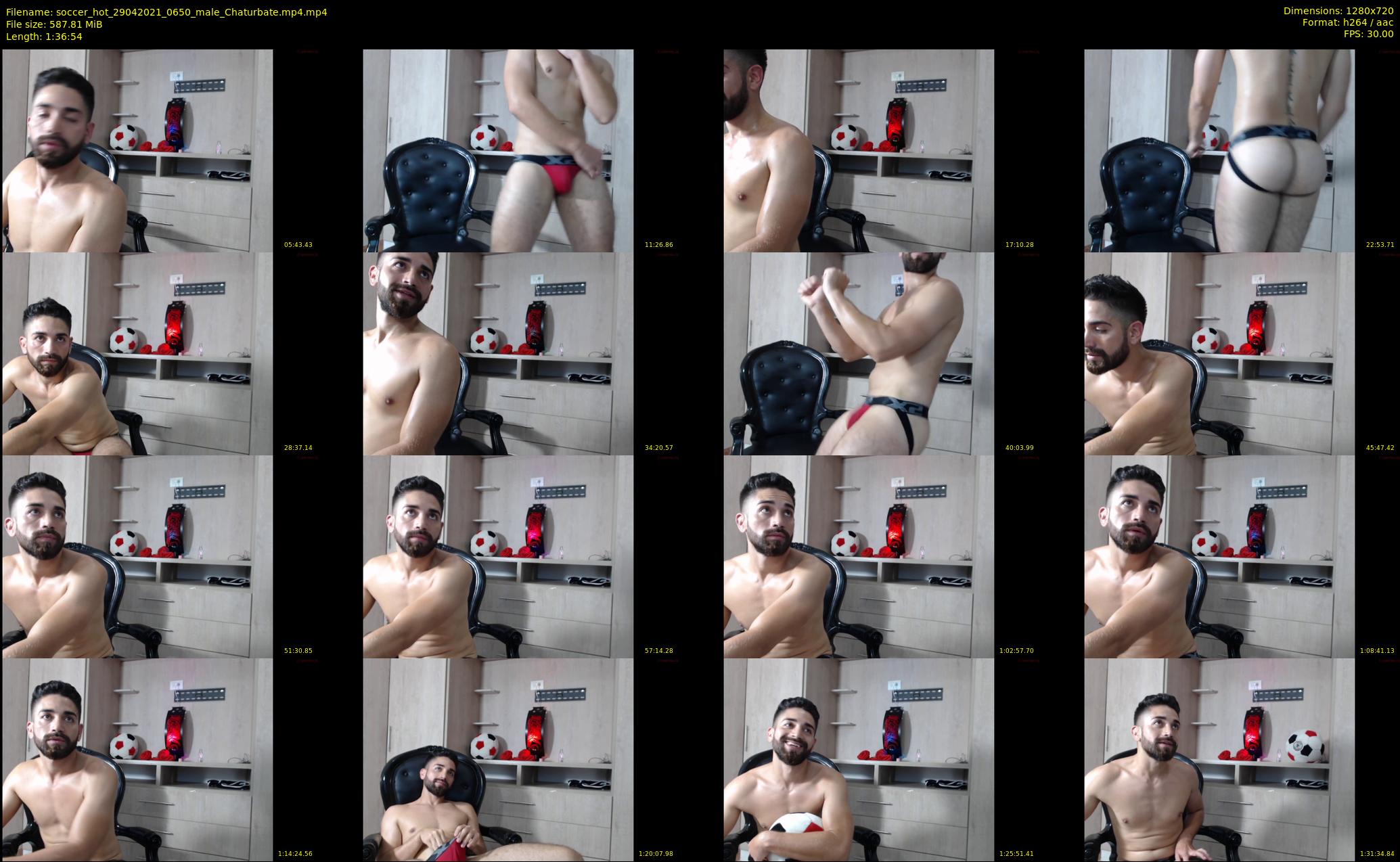 soccer_hot — 97 minute Chaturbate male cam show recording, 720p, Apr 29, 2021