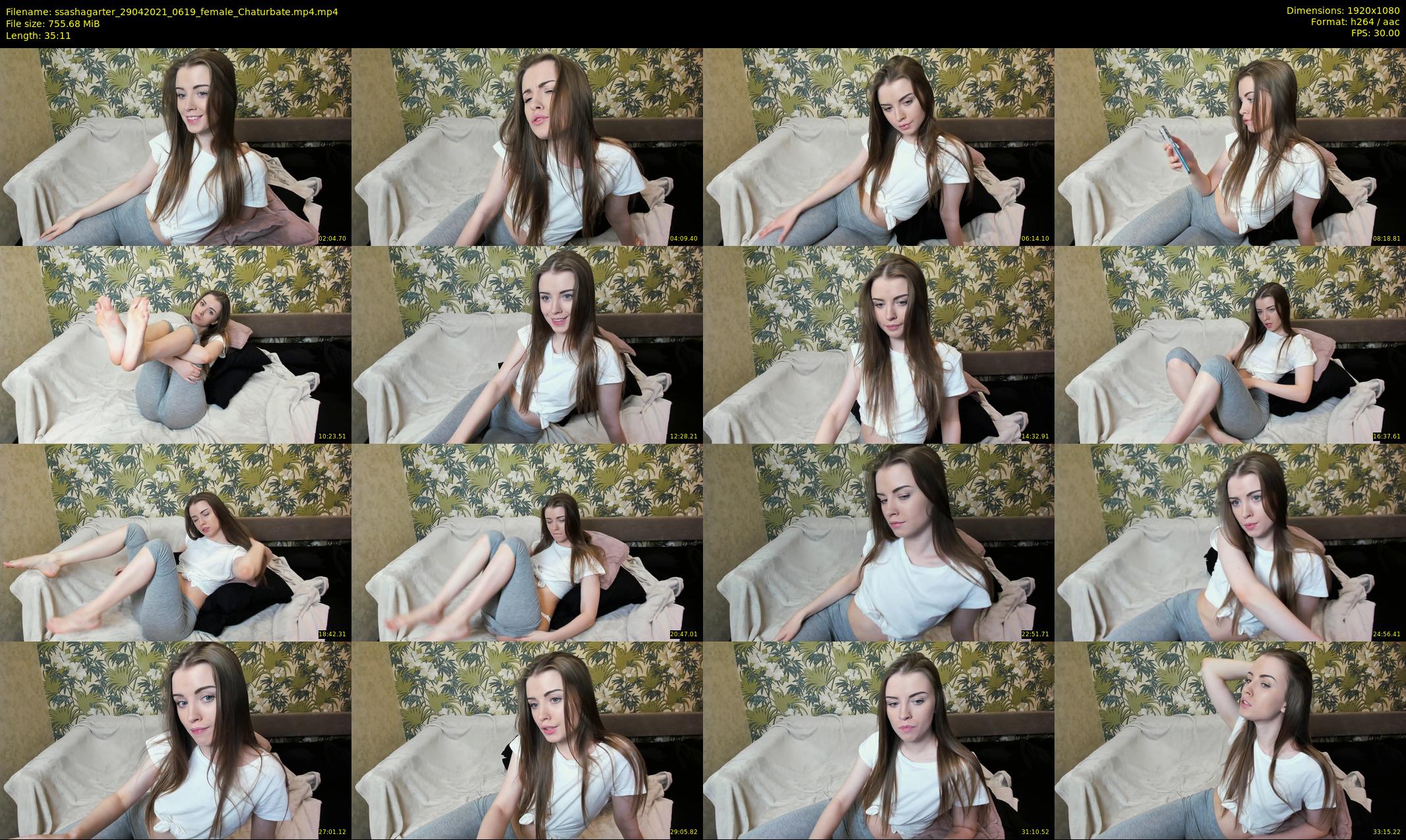 ssashagarter — 36 minute Chaturbate female cam show recording, 1080p, Apr 29, 2021