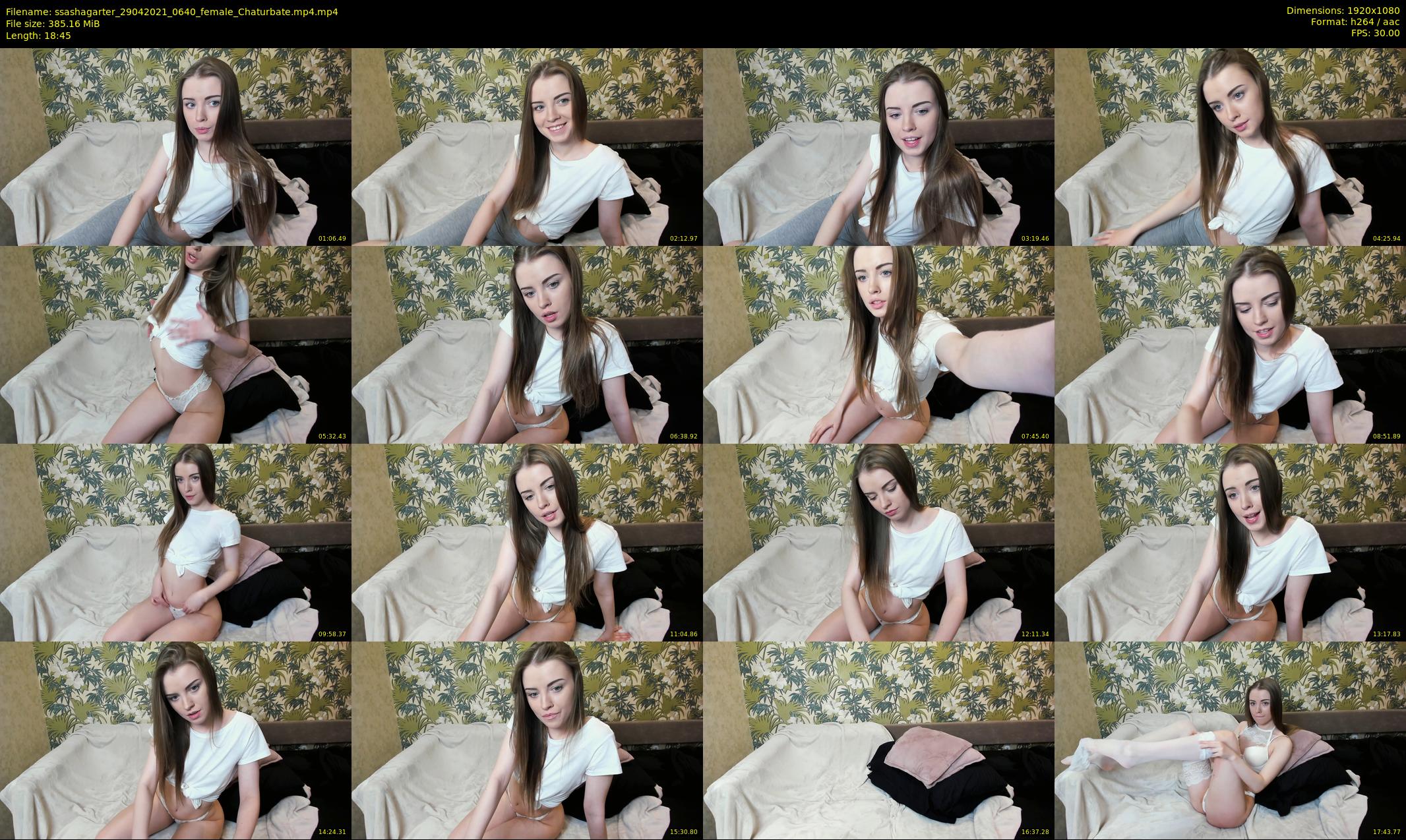 ssashagarter — 19 minute Chaturbate female cam show recording, 1080p, Apr 29, 2021
