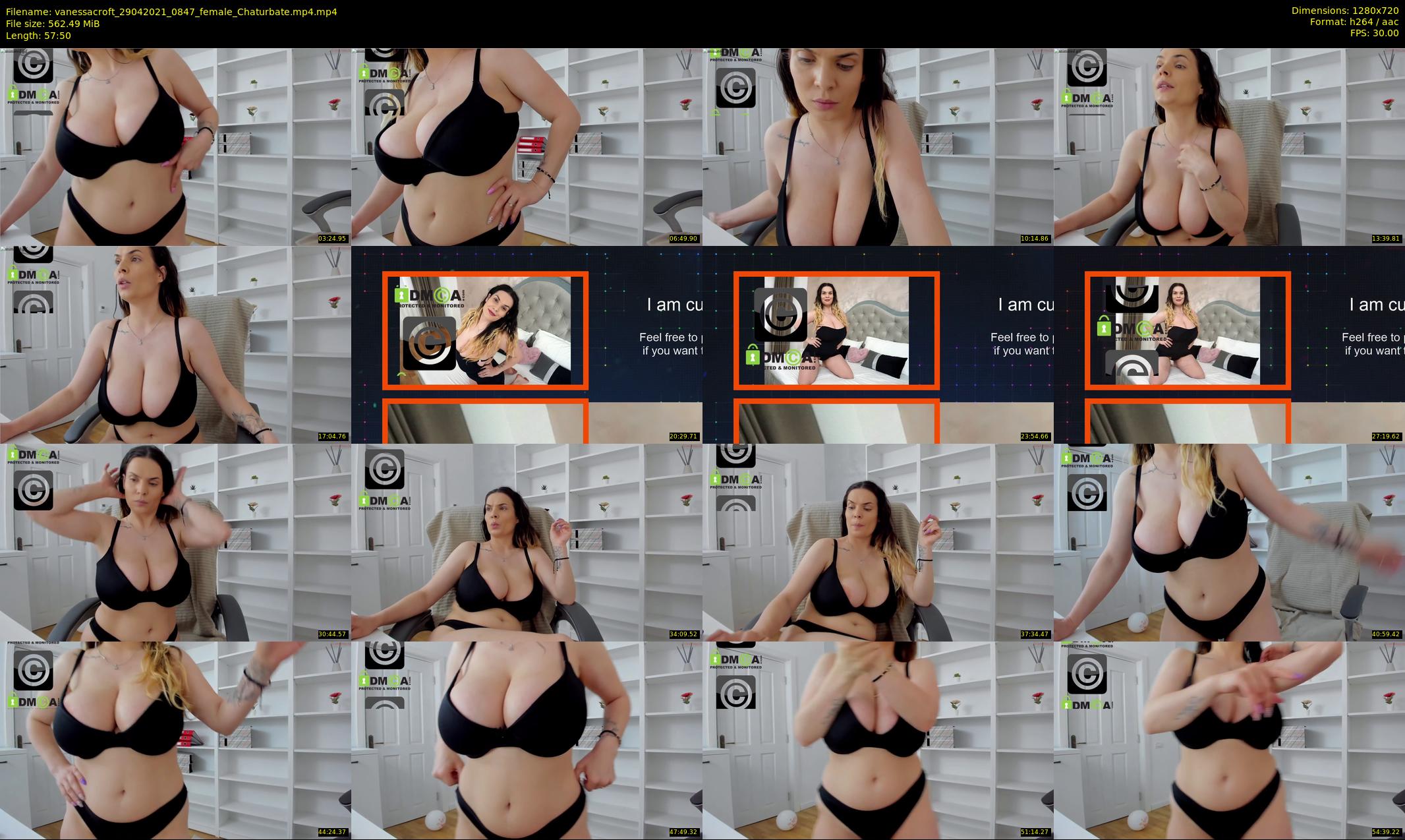 vanessacroft — 58 minute Chaturbate female cam show recording, 720p, Apr 29, 2021