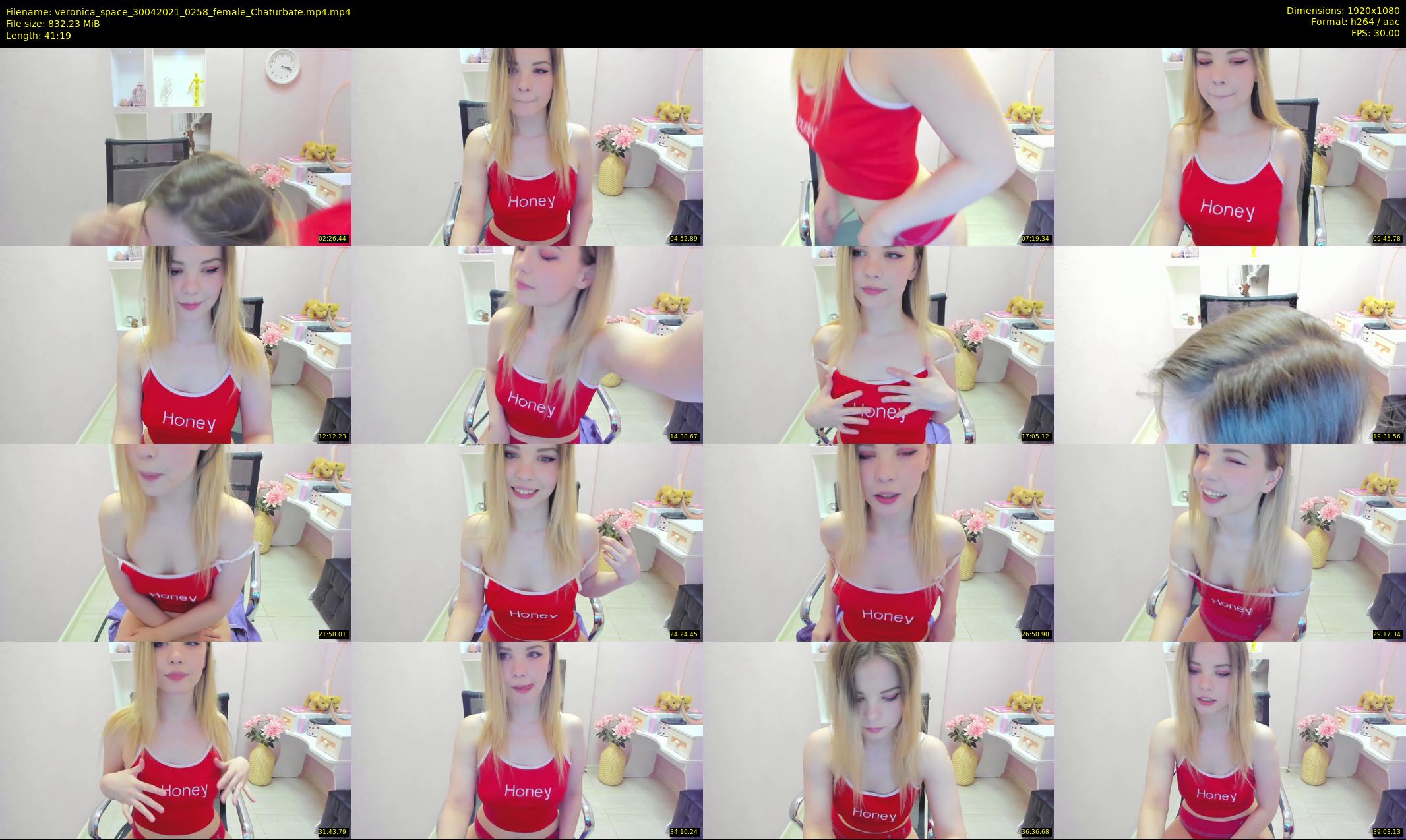 veronica_space — 42 minute Chaturbate female cam show recording, 1080p, Apr 30, 2021